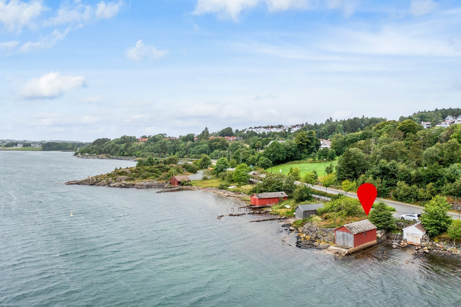 Flott beliggende i Hafrsfjord Galleribilde