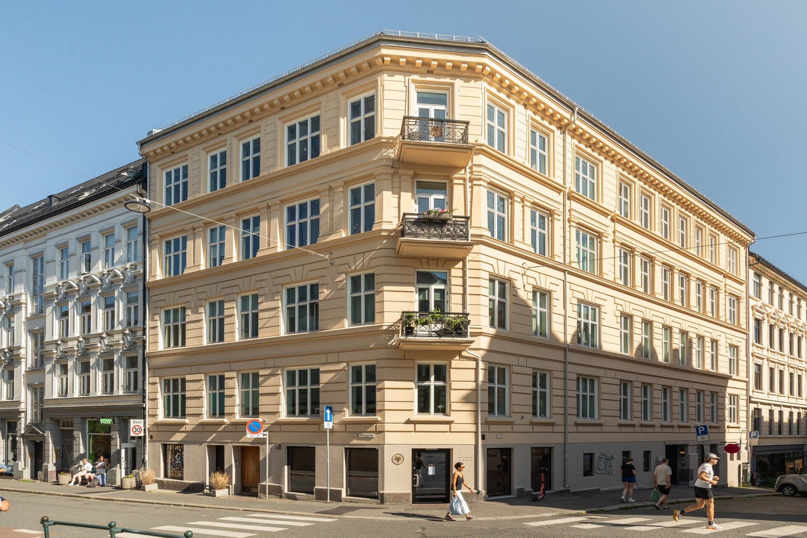 Vakker klassisk fasade. Galleribilde