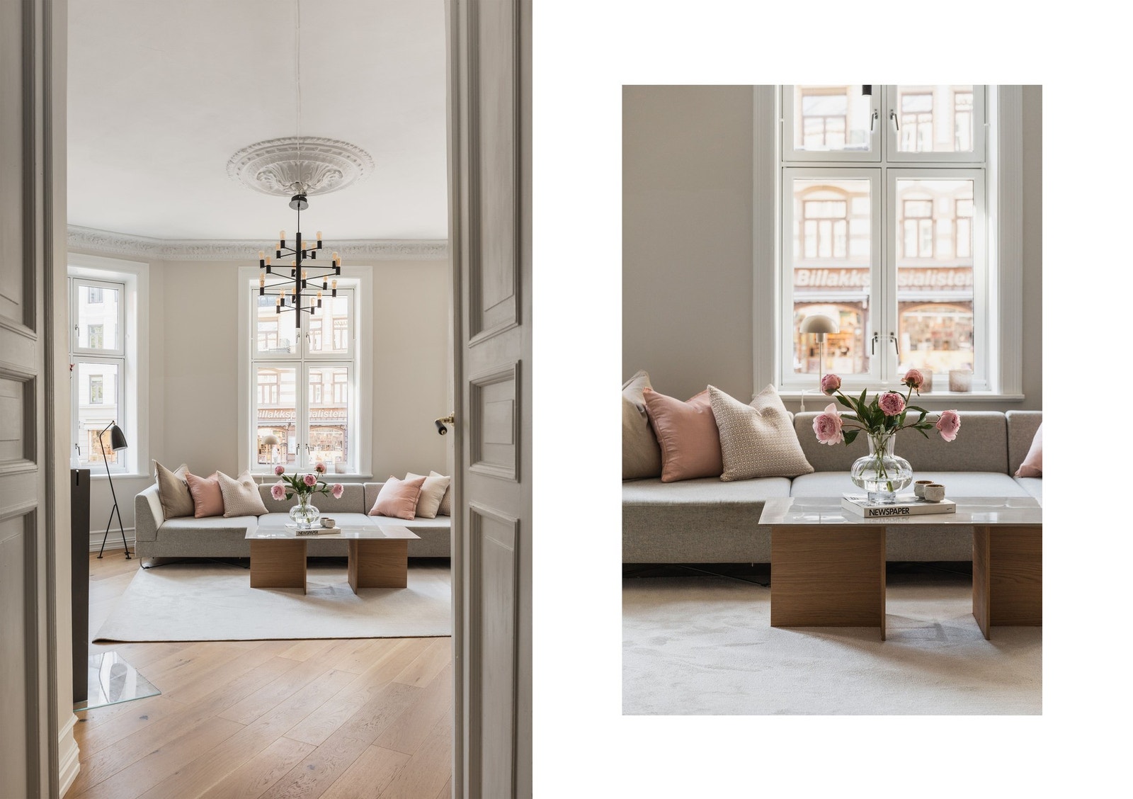 I denne boligen får du den perfekte kombinasjonen av det klassiske og moderne. Galleribilde