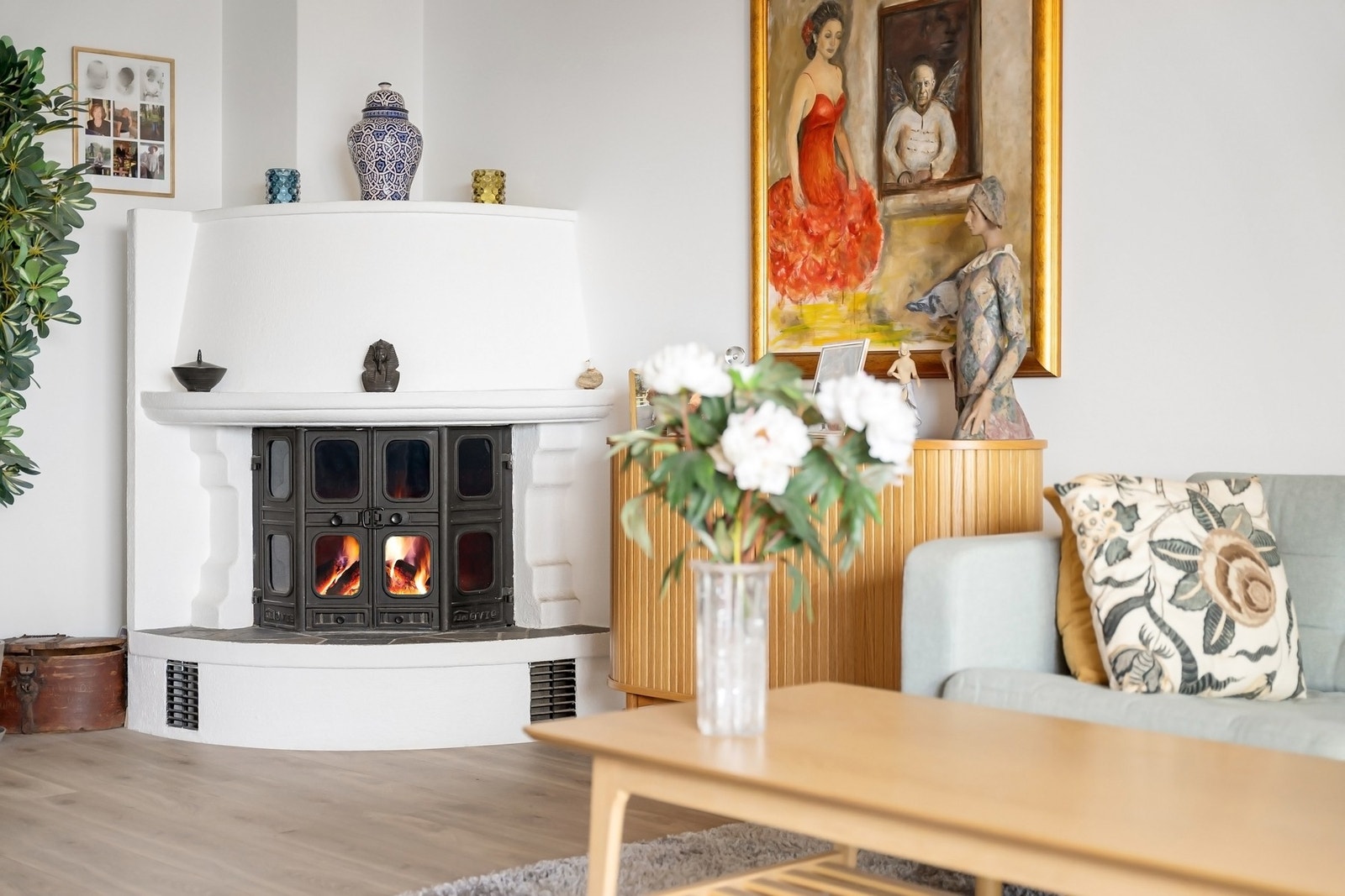 Flott peis som gir ekstra hygge og varme på vinteren. Galleribilde