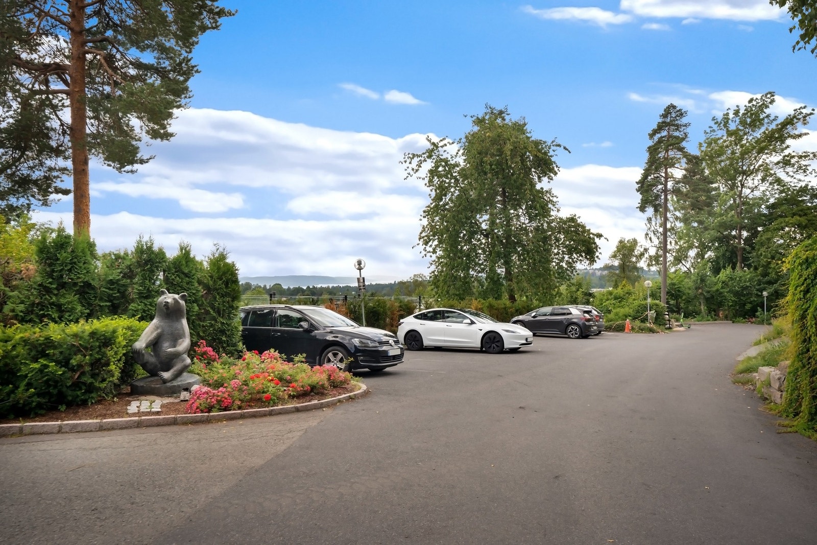 Gjesteparkering gjør det enkelt å ta imot besøk. Galleribilde