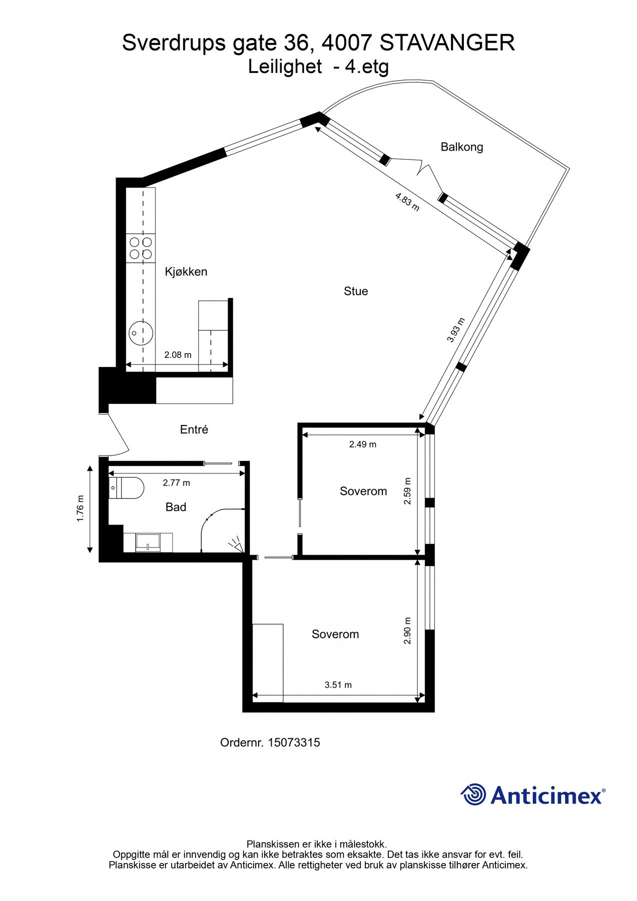Plantegning. Galleribilde