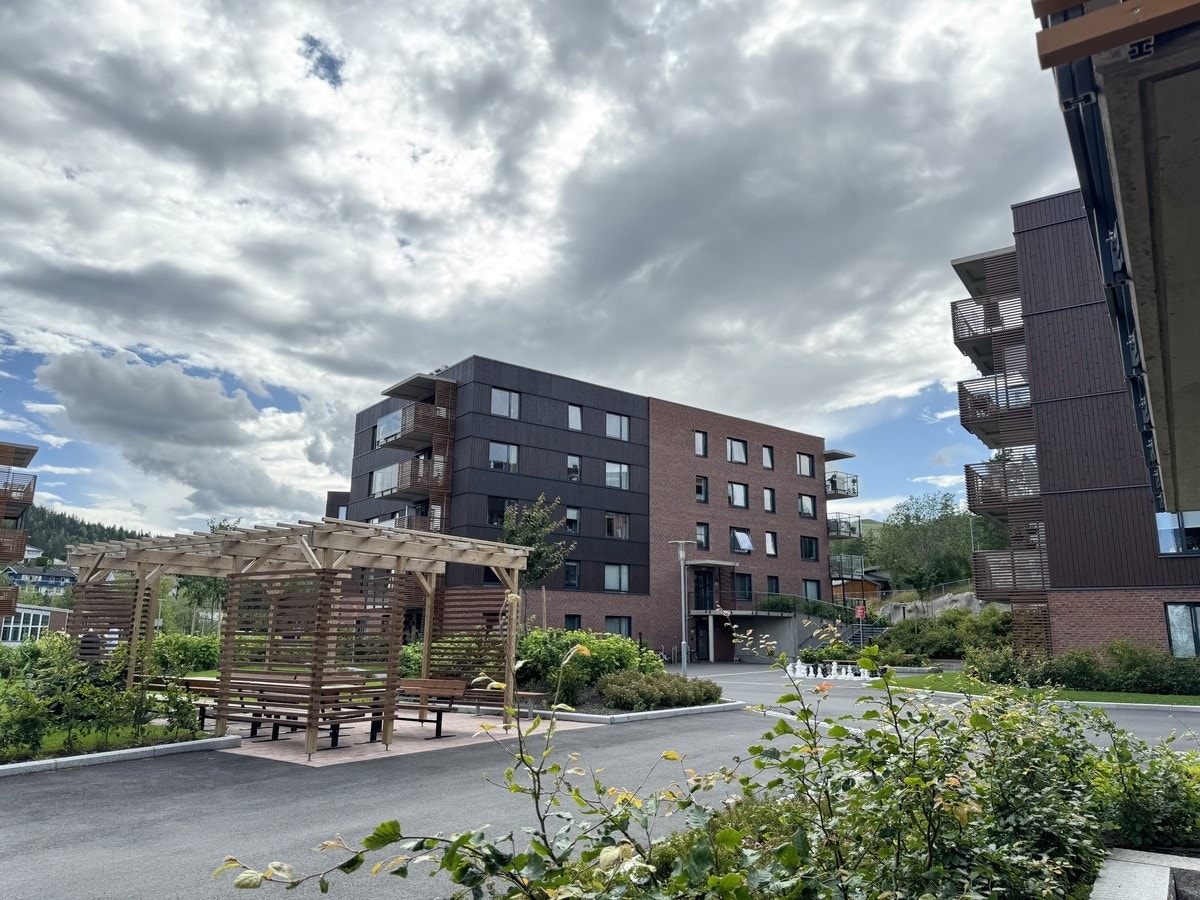 Felles, koselig uteområde Galleribilde
