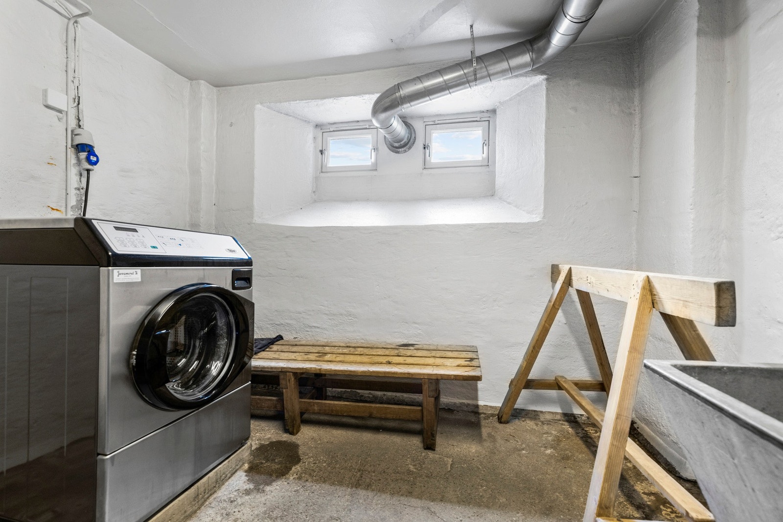 Det er fellesvaskeri i borettslaget. Galleribilde