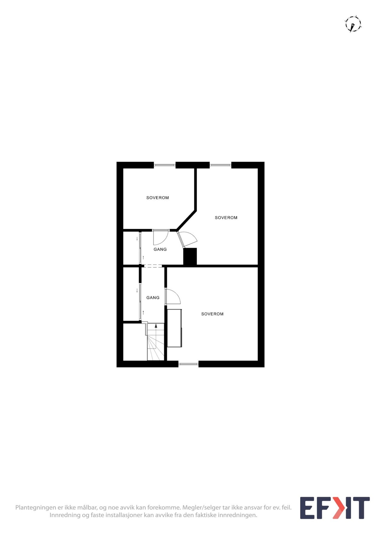 Plantegning 2. etasje Galleribilde