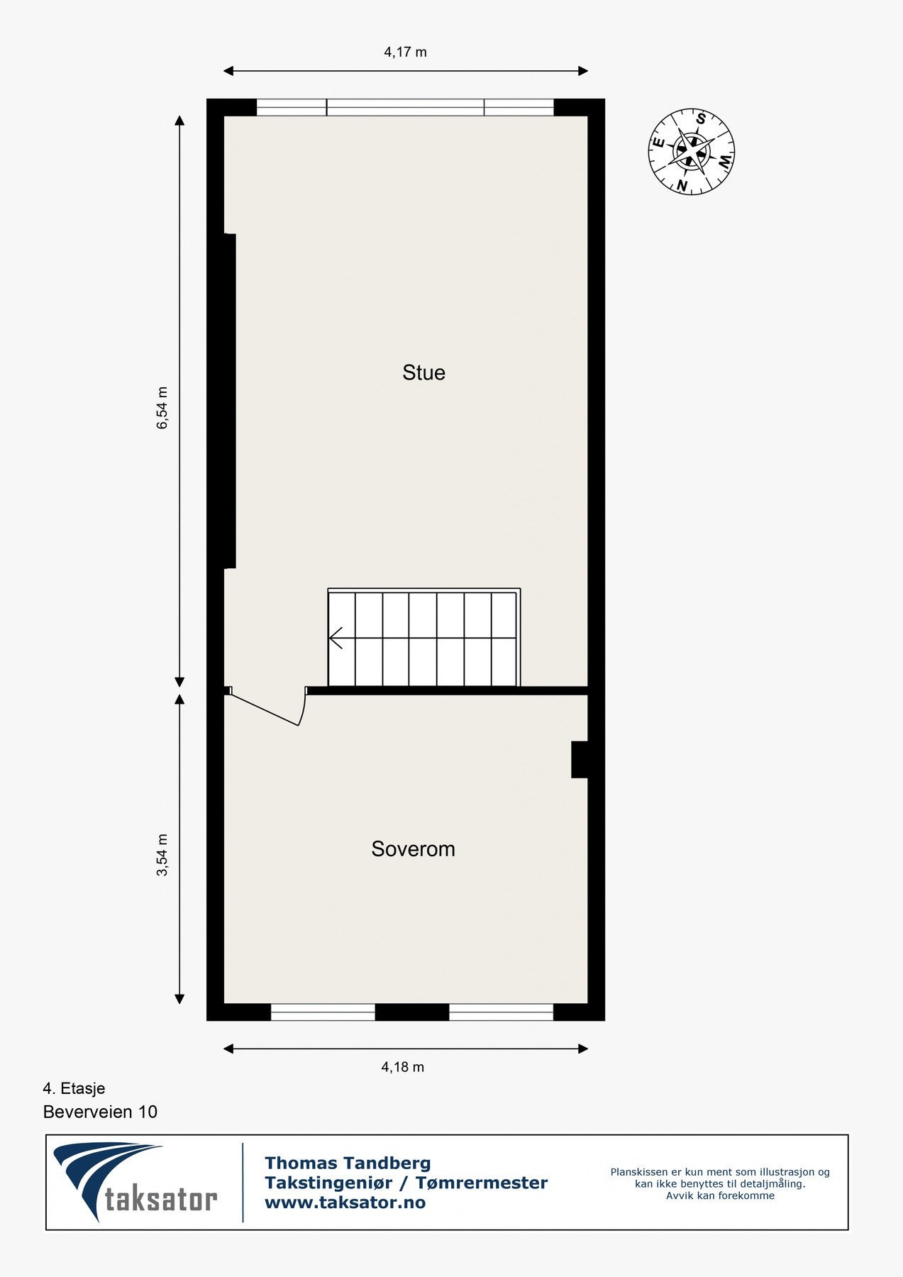 Planløsning 4. etasje. Galleribilde