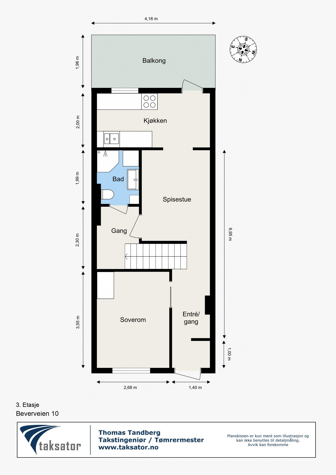 Planløsning 3. etasje. Galleribilde