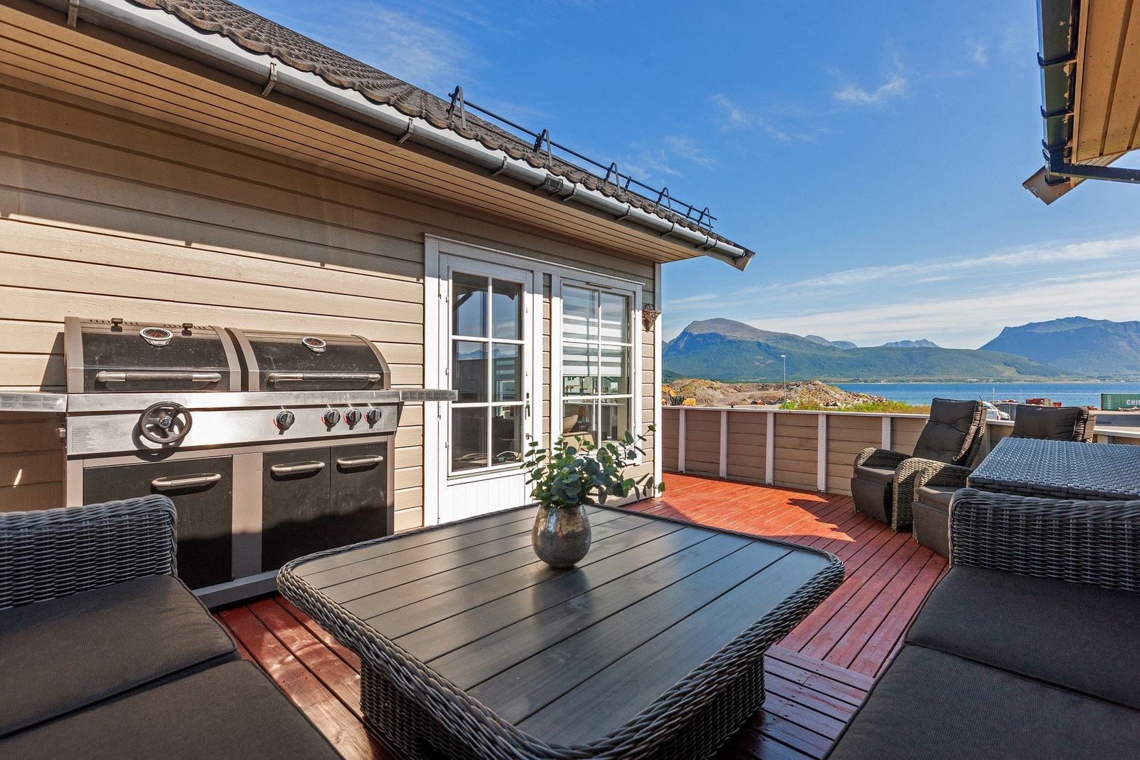 Boligen har gode solforhold. Galleribilde