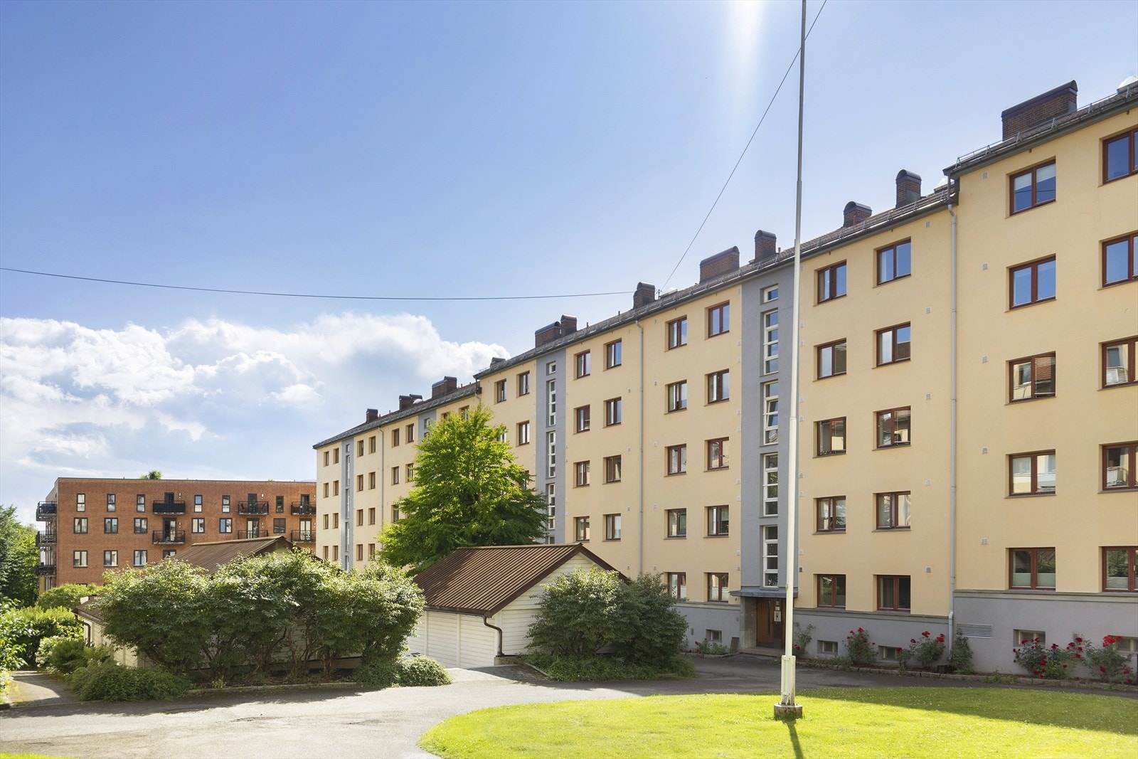 Borettslaget har også felles sykkelbod Galleribilde