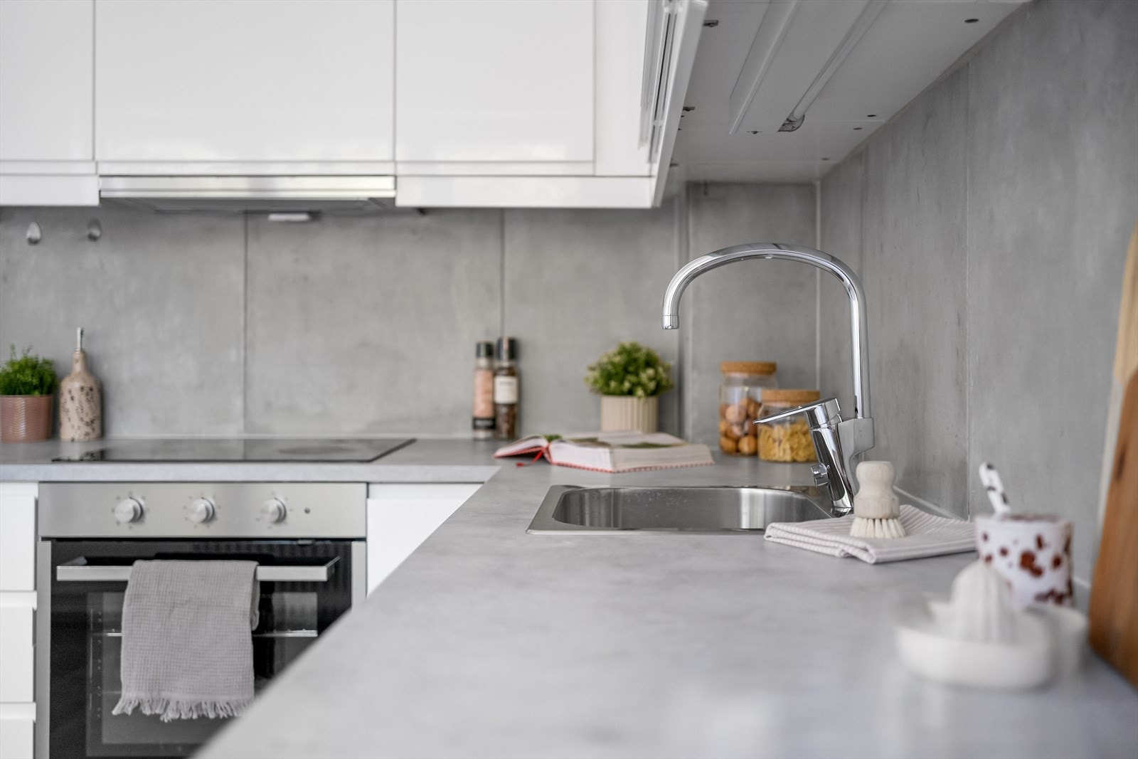 Detaljbilde kjøkken. Galleribilde