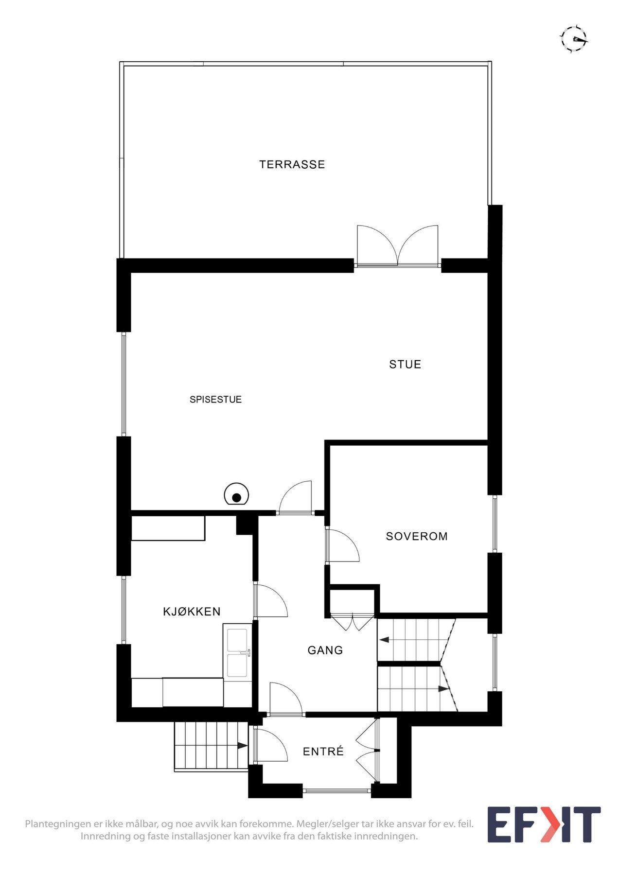 Plantegning hovedplan Galleribilde