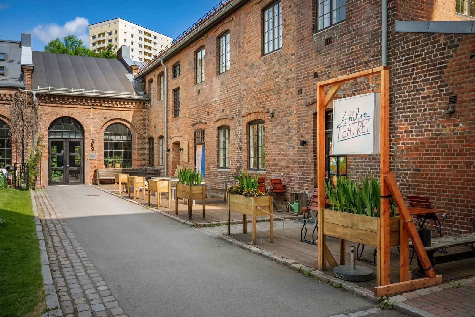 Det Andre Teateret ligger også her. Kulturliv og uteaktiviteter har du derfor i umiddelbar nærhet. Galleribilde