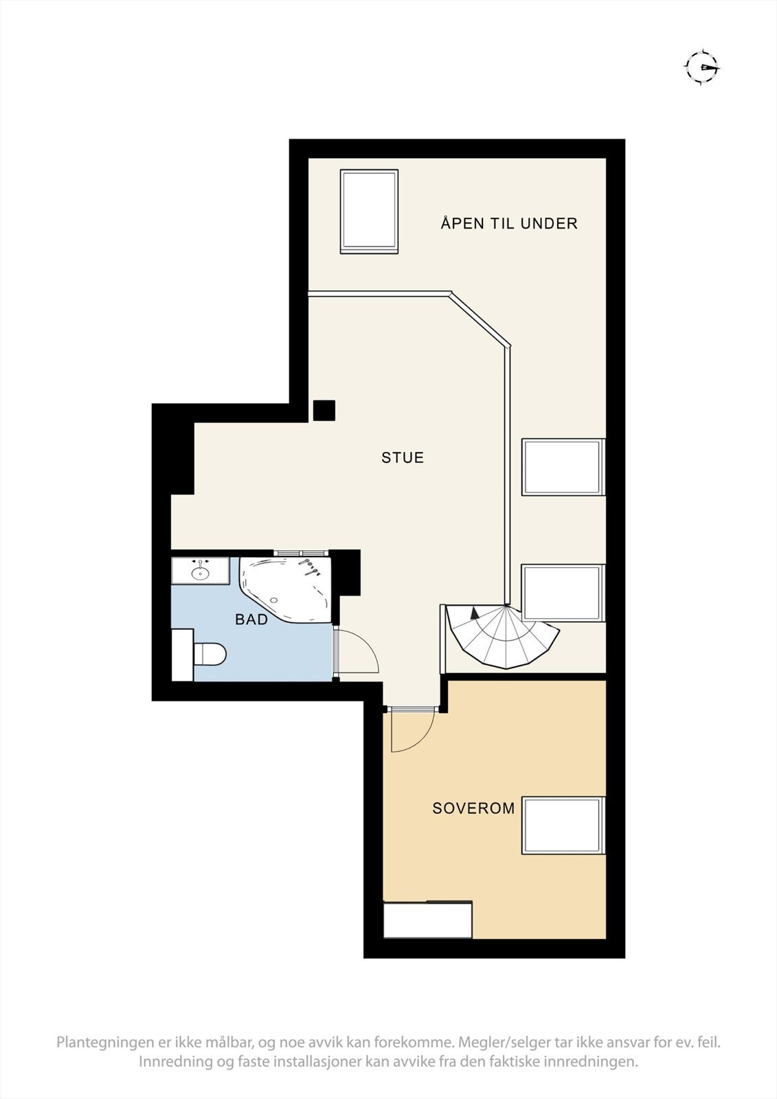 Plantegning, plan 2. Galleribilde