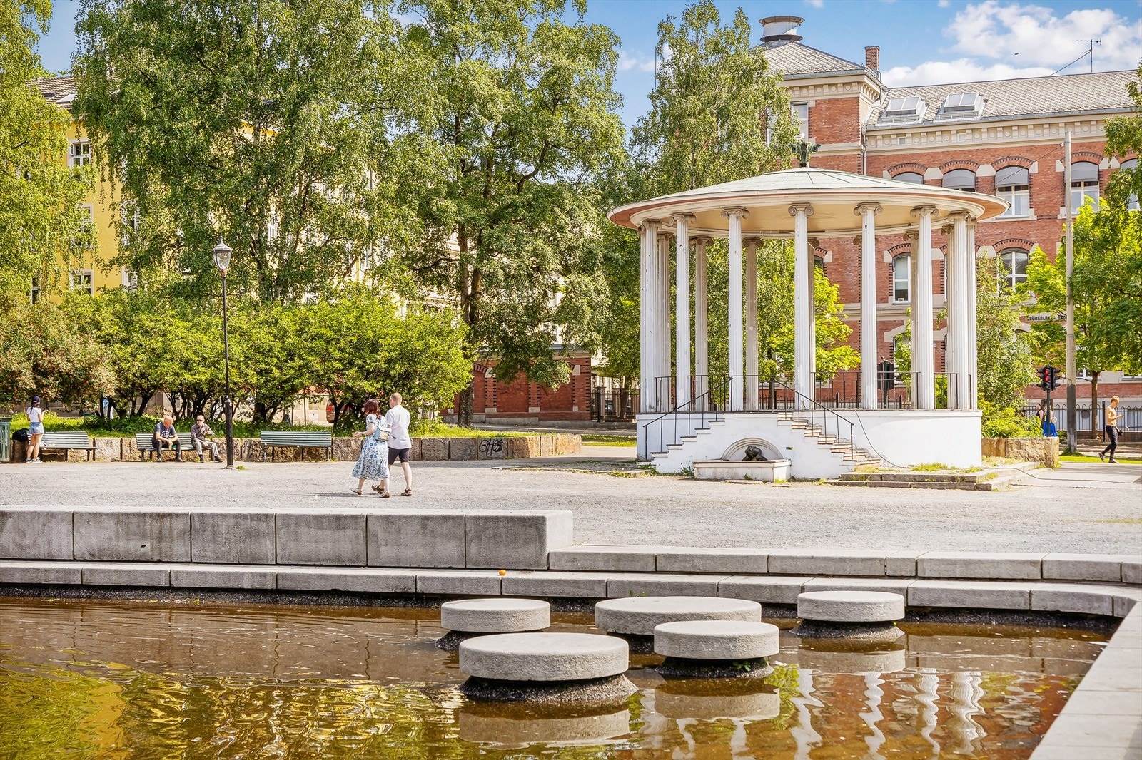 Flotte Birkelunden på Løkka ligger 5 minutter unna leiligheten Galleribilde