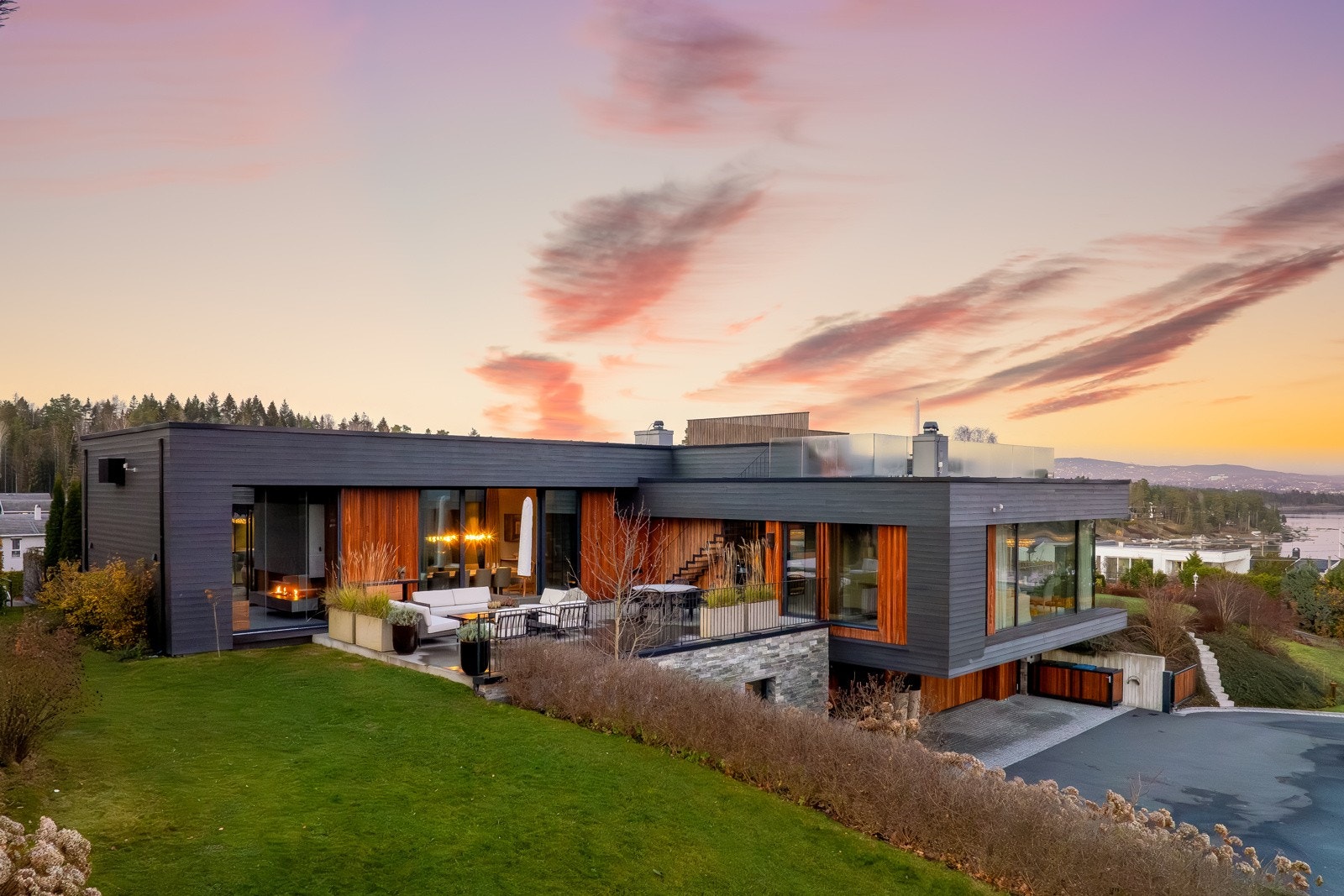 Eiendommen ligger skjermet og har lite innsyn Galleribilde