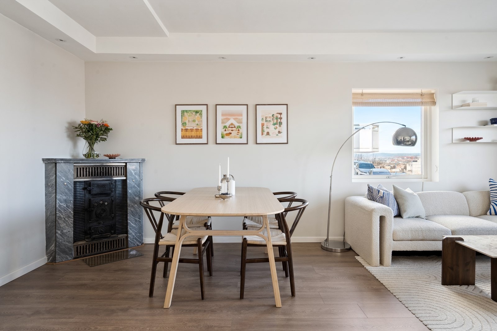 Det er gulvvarme i alle rom med unntak av soverom Galleribilde