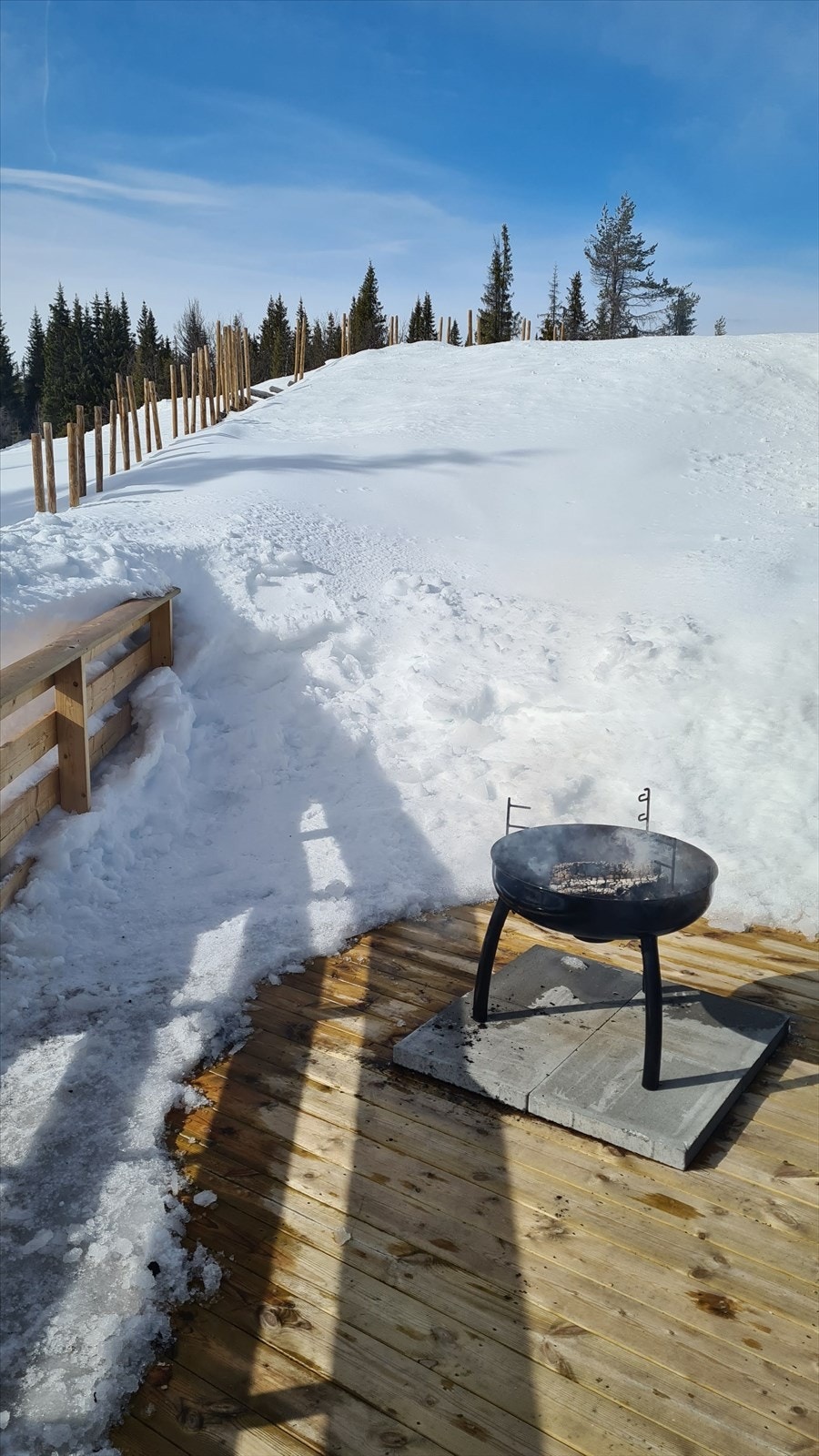 Vinterbilde tatt av selger vinteren 2022/2023. Galleribilde