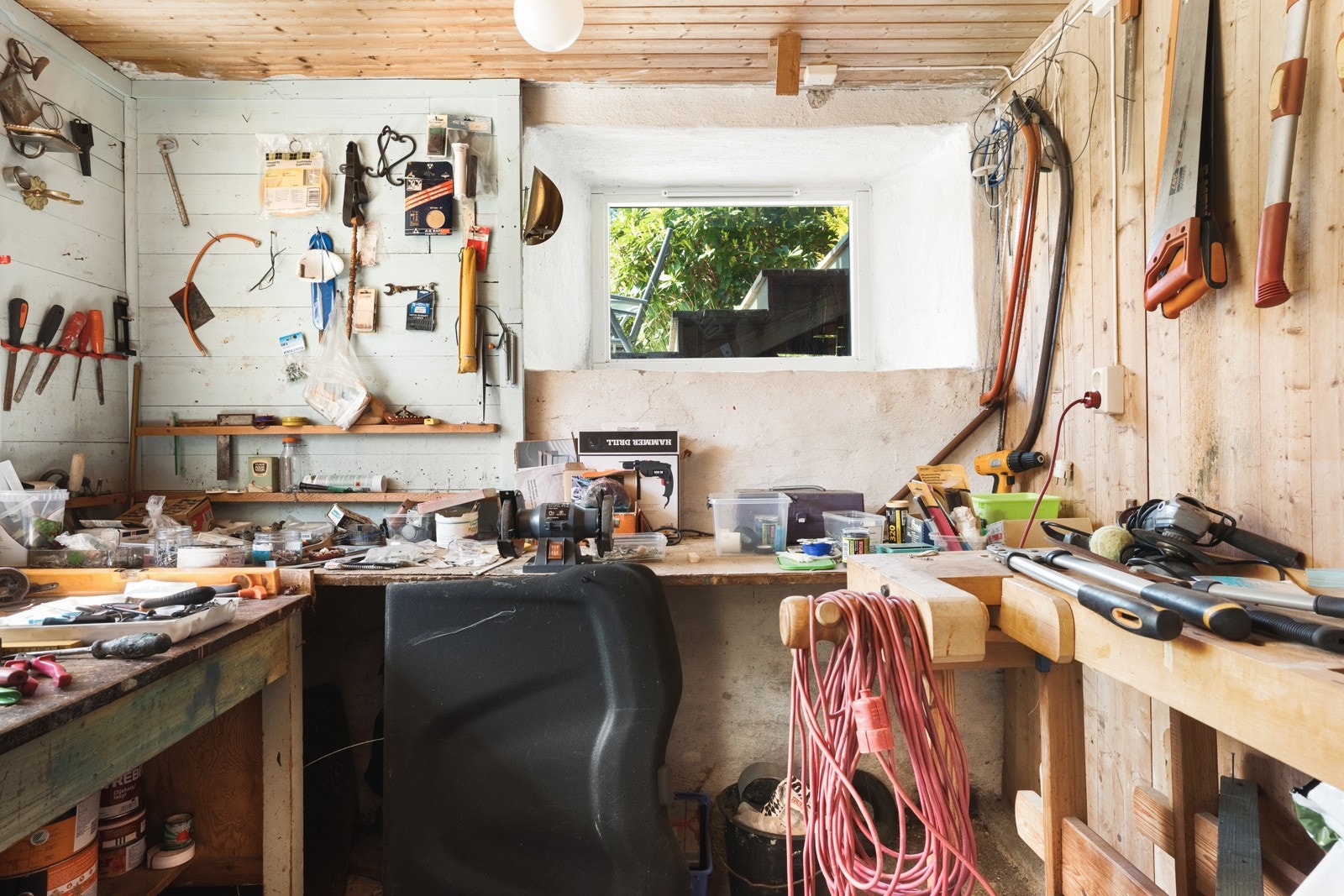 Her finner du også et verksted, som er perfekt for hobbysnekkeren! Galleribilde