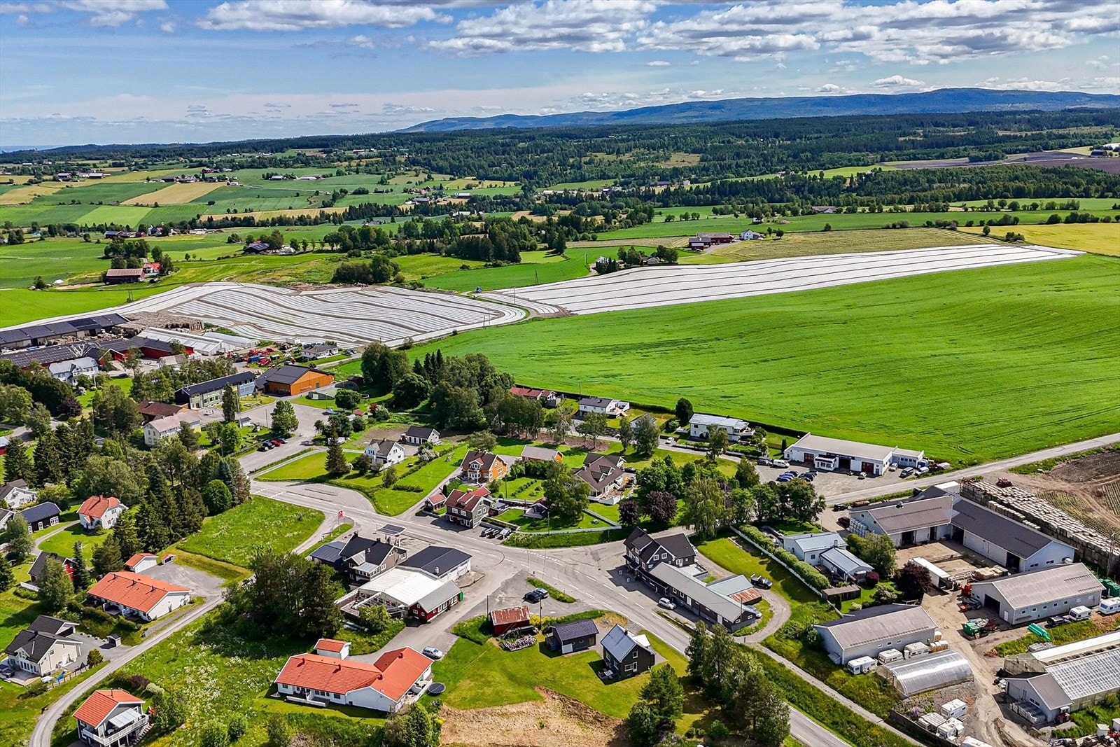Dronebilde av ditt nye nærområde. Galleribilde