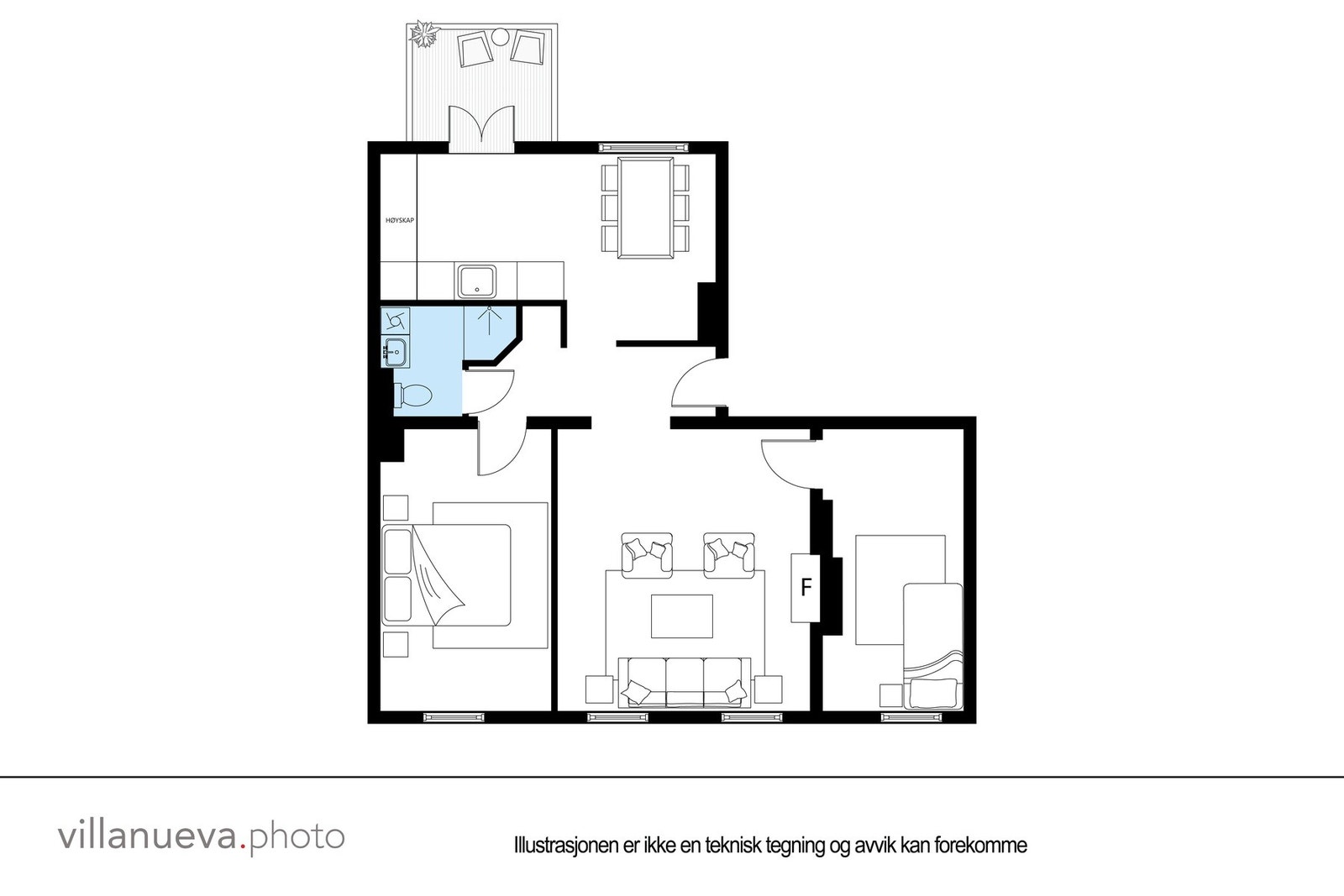 Plantegning. Ikke målbar. Galleribilde
