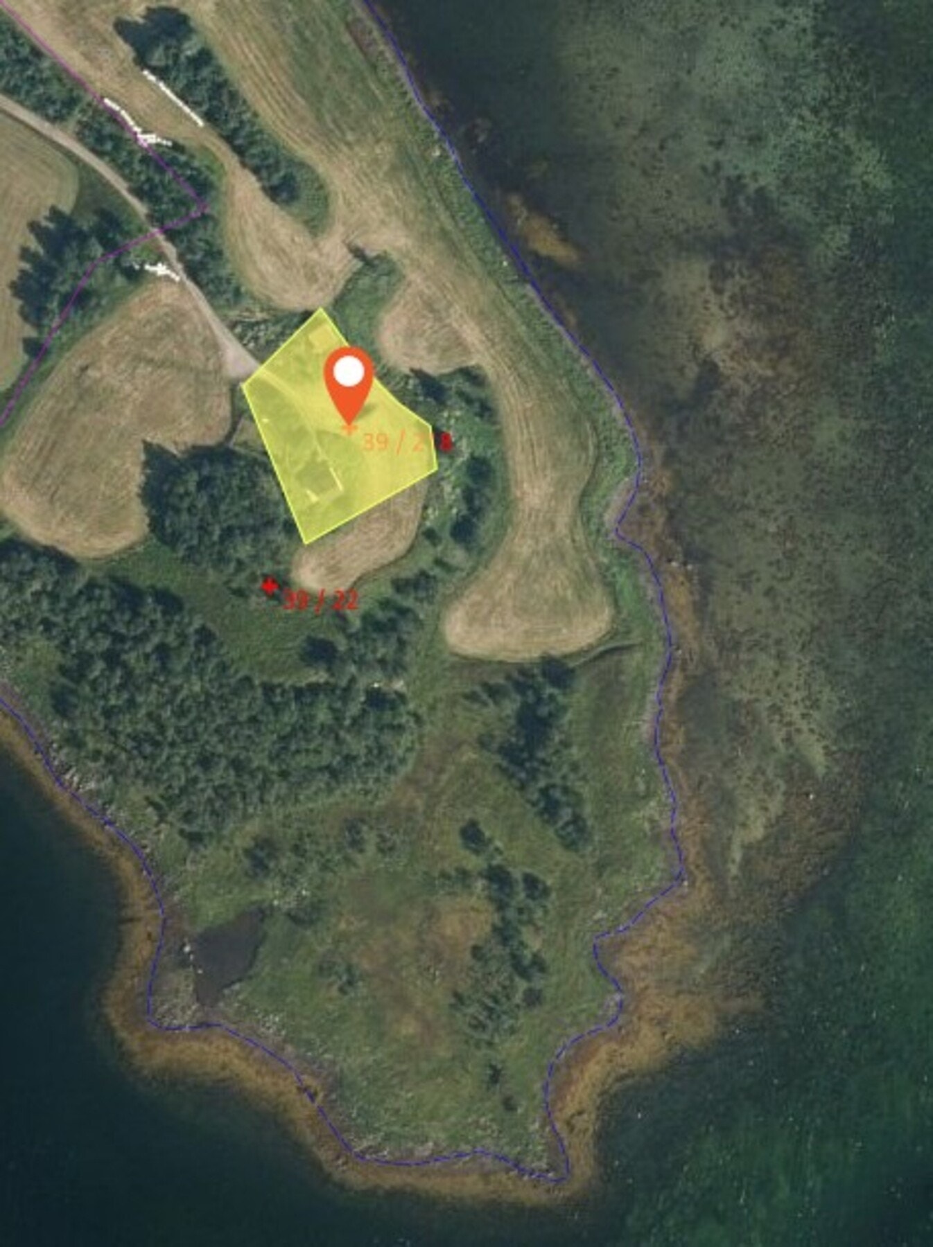 Eiendommen består av gnr. 39, bnr. 218 - Galleribilde