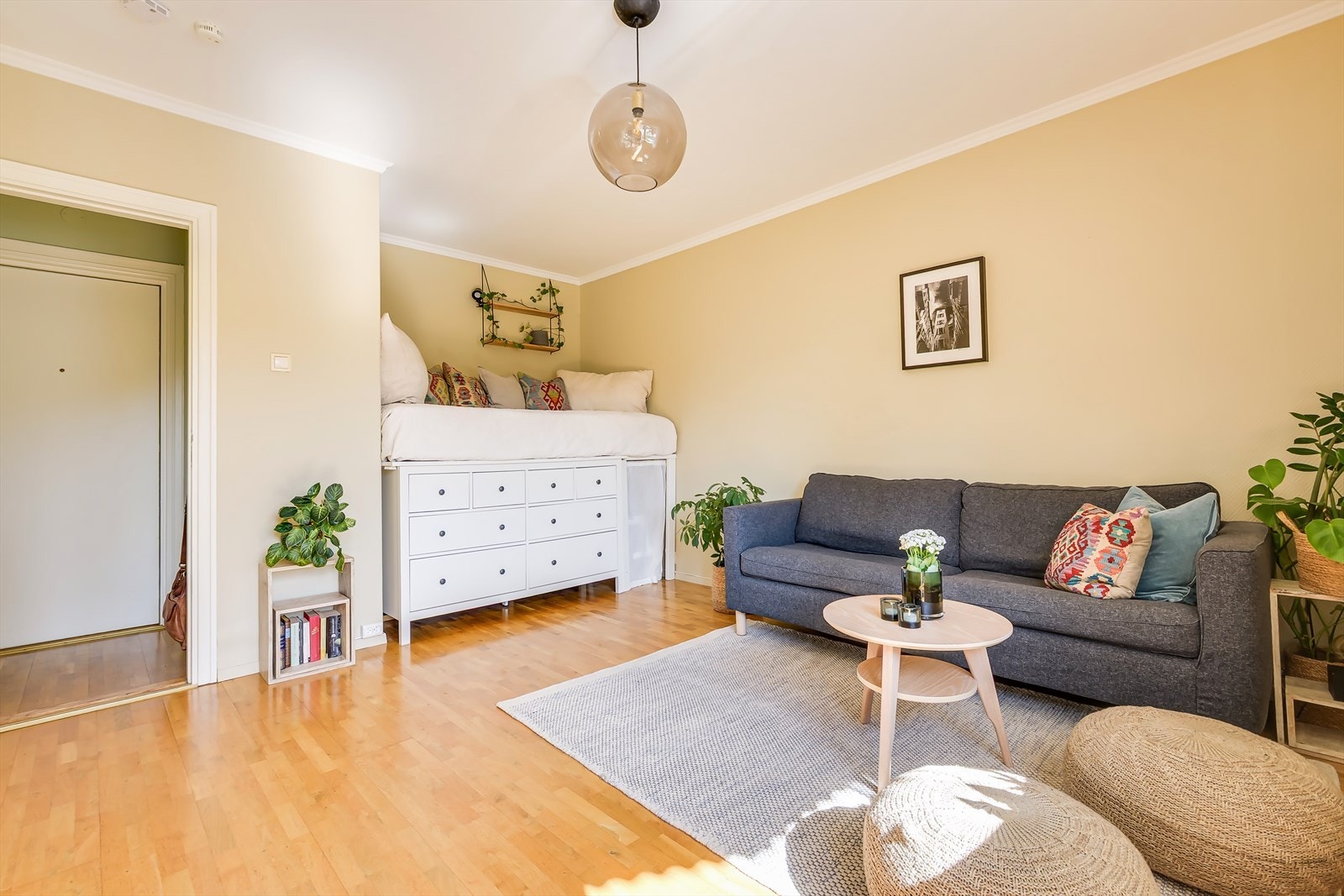 Leiligheten har en god planløsning med flere innredningsmuligheter. Galleribilde