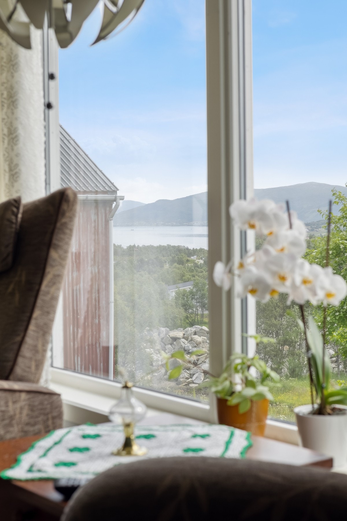 Landlig og fin utsikt med rolig og skjermet beliggenhet. Galleribilde