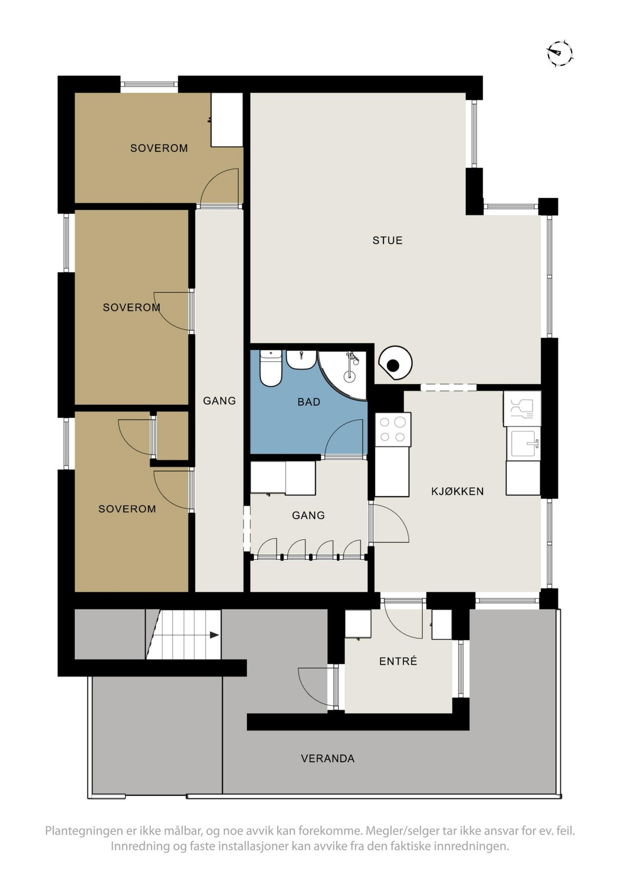 Plantegning Galleribilde