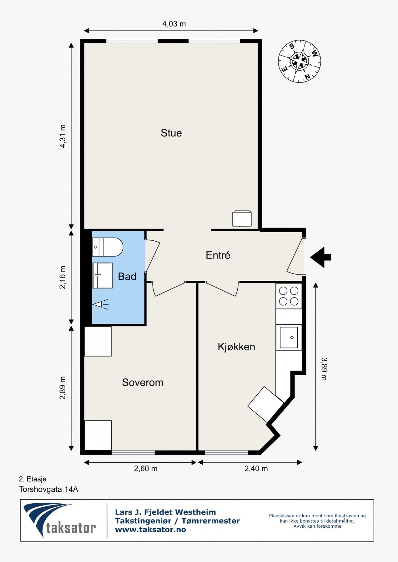 Dagens planløsning. Galleribilde