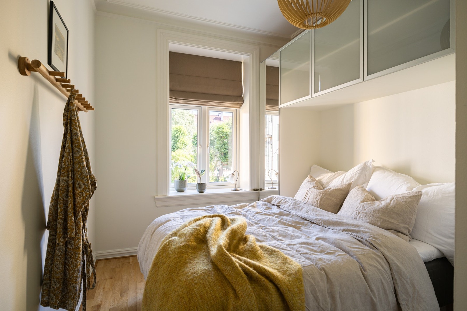 Soverom med plass til dobbeltseng. Galleribilde