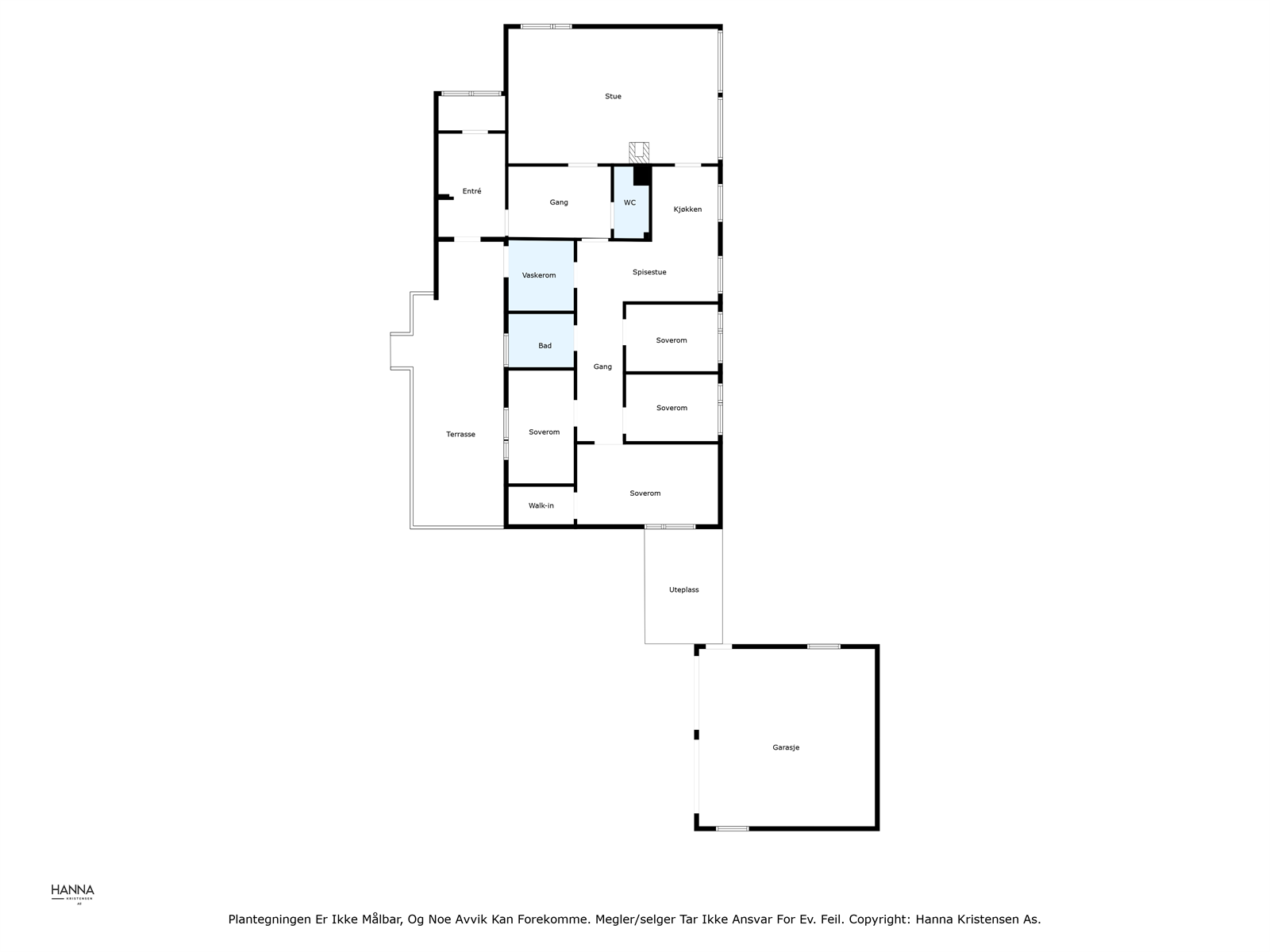 Planløsning som gir god utnyttelse av plassen Galleribilde