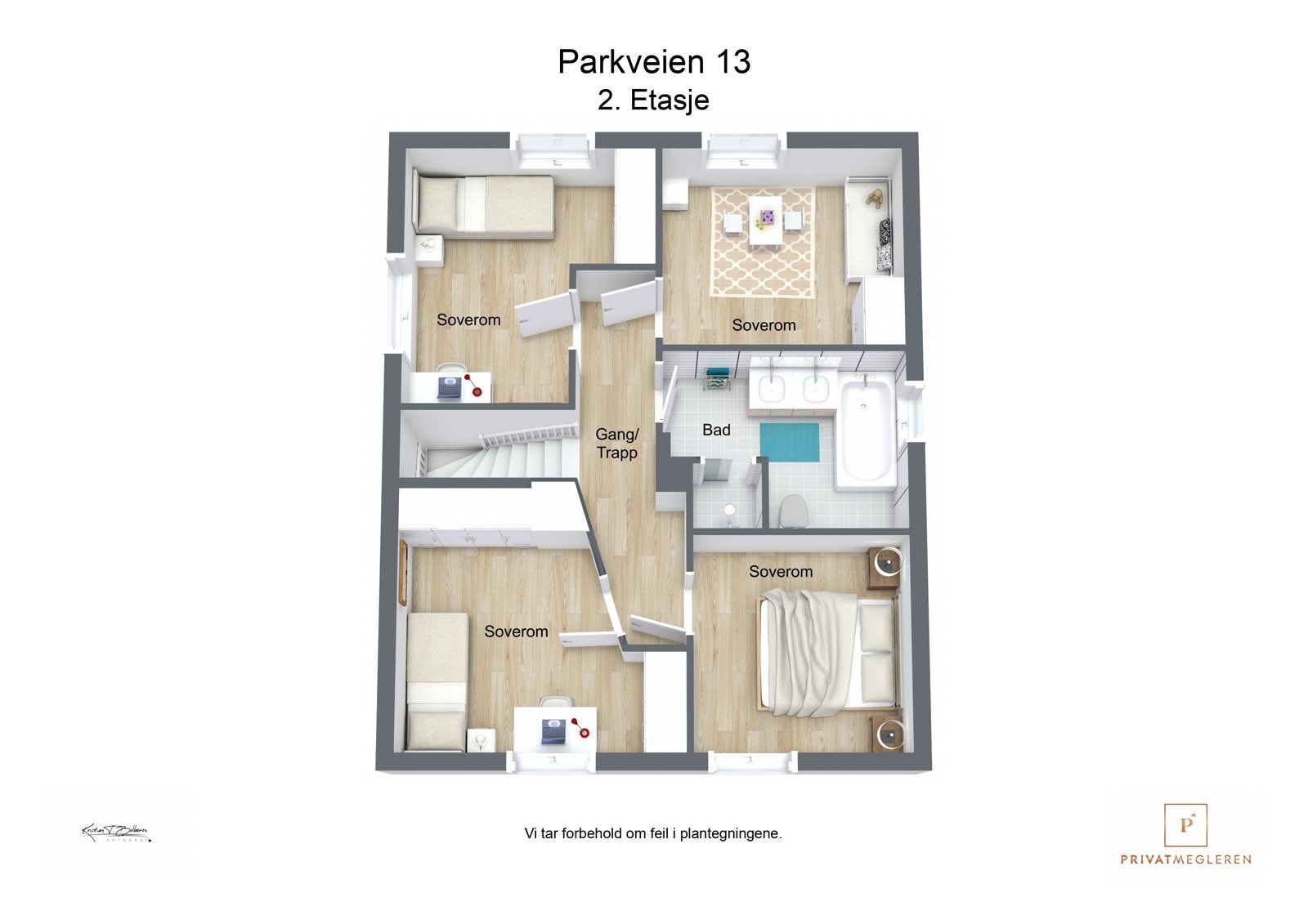 Plantegning 2. etasje Galleribilde