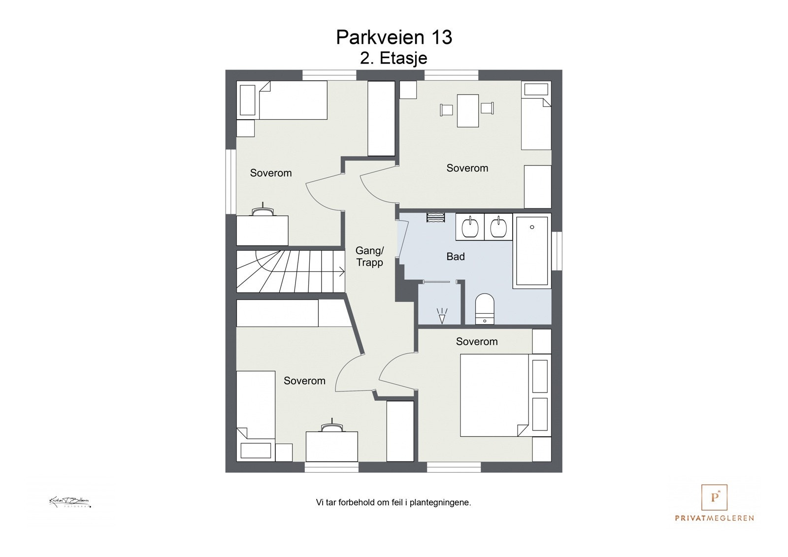 Plantegning 2. etasje Galleribilde
