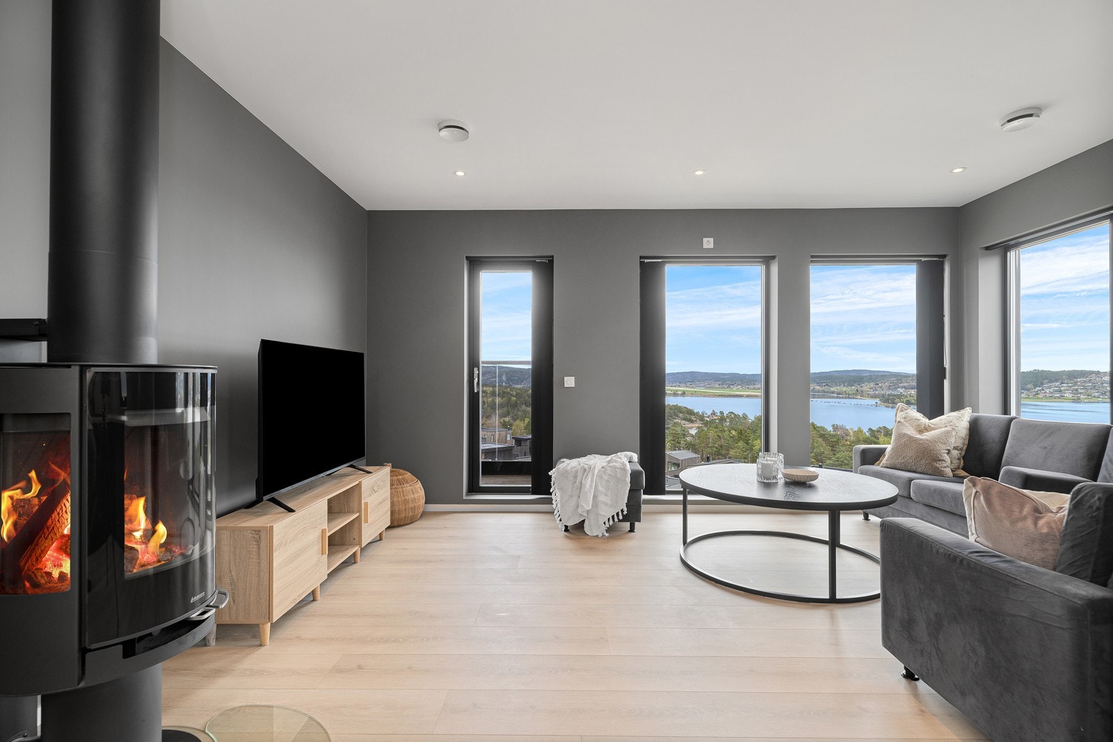 Peisovn bidrar til hyggelig atmosfære Galleribilde