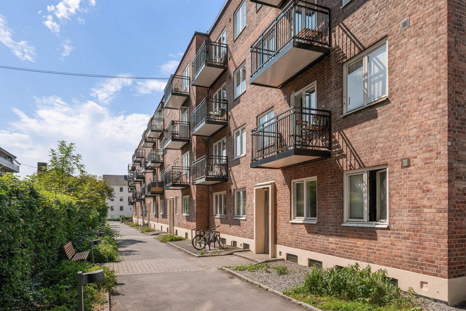 Hyggelig og koselig fasade. Galleribilde