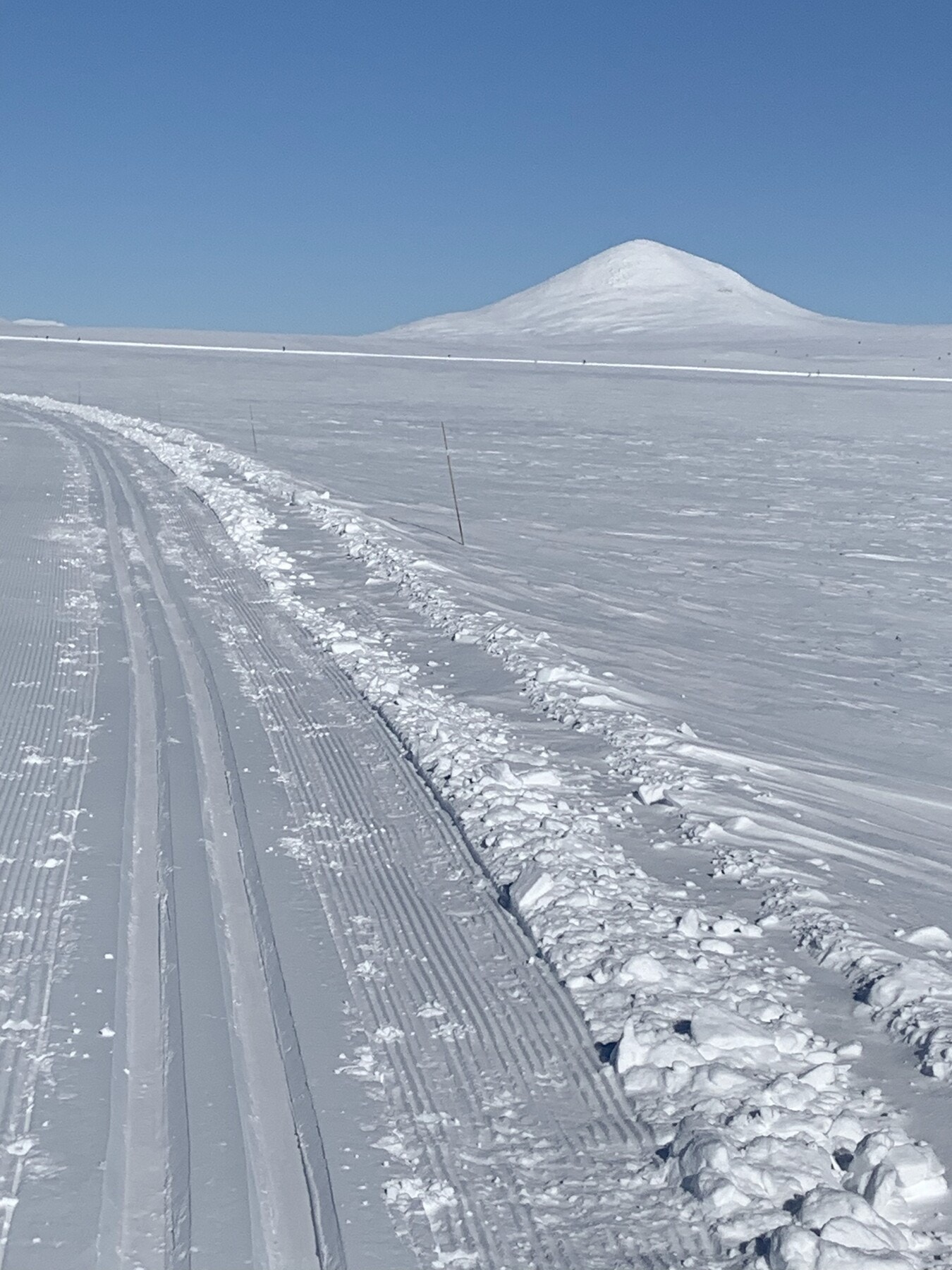 Utsikt mot Muen fra skiløypa mot Veslefjellet Galleribilde