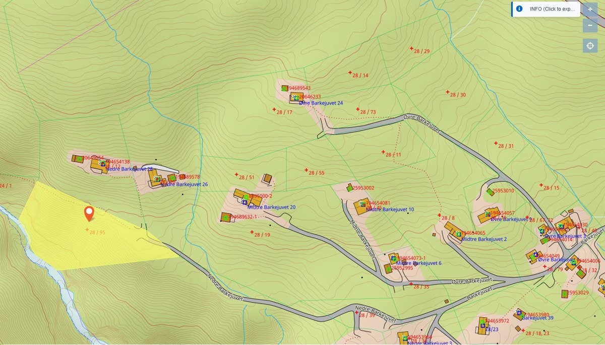 Tillegstomt medfølger handelen, selveiet på 4 919m2 Galleribilde