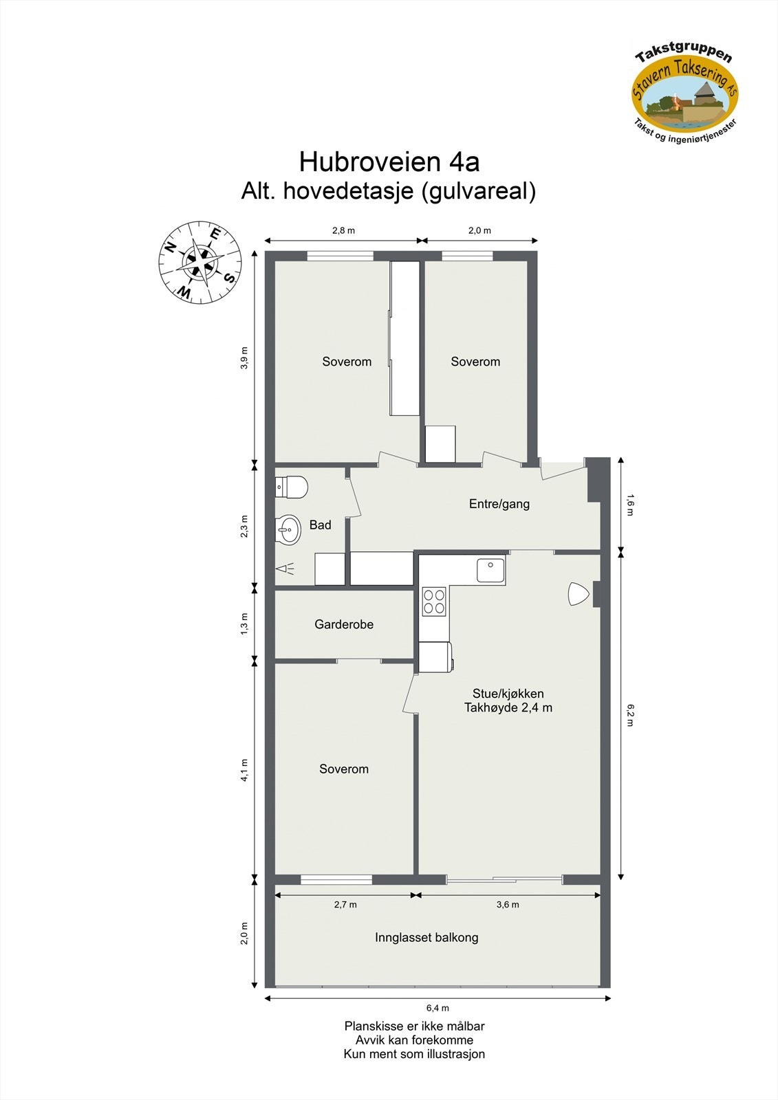 Alternativ plantegning. Galleribilde
