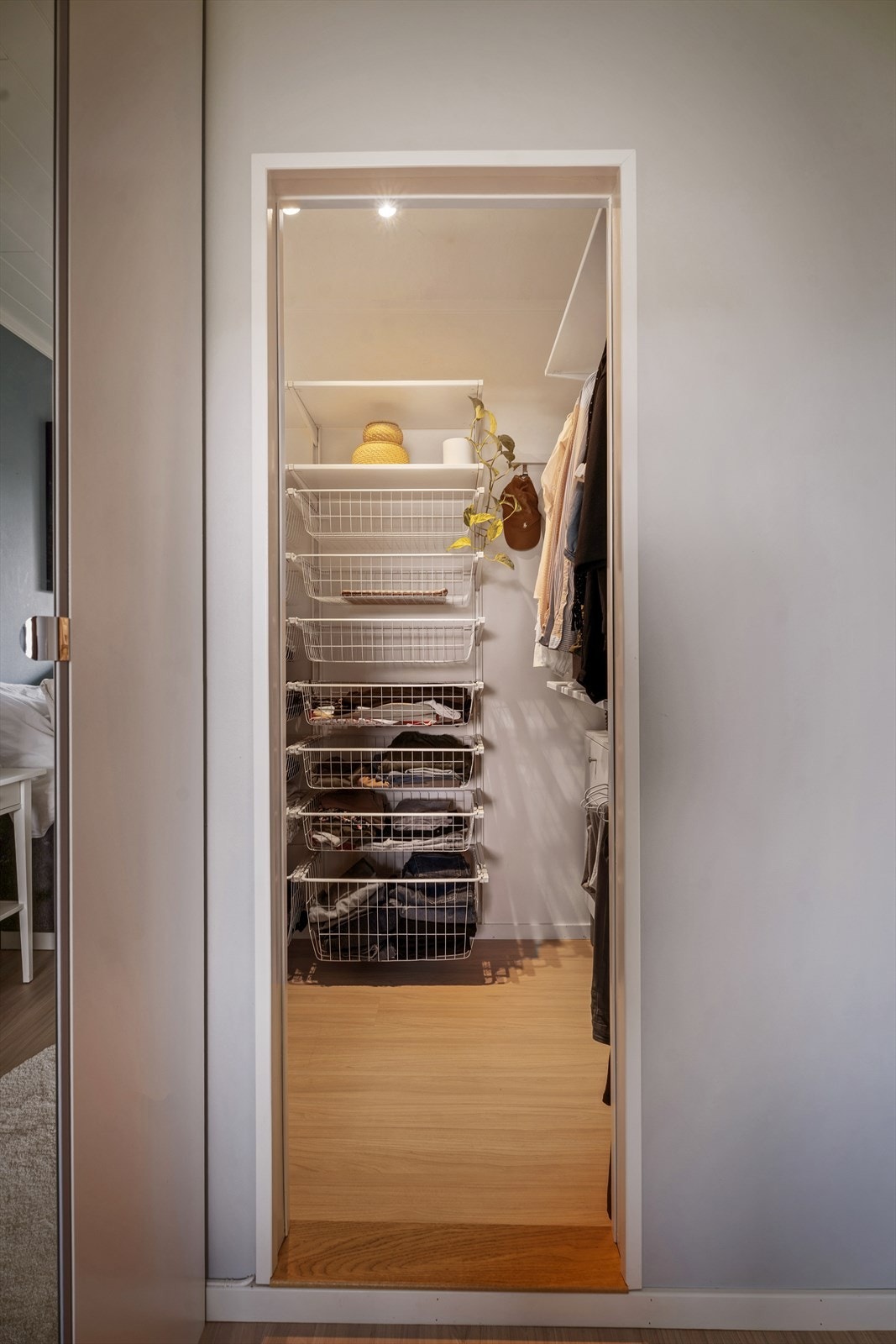 Walk-in/garderobe. Galleribilde