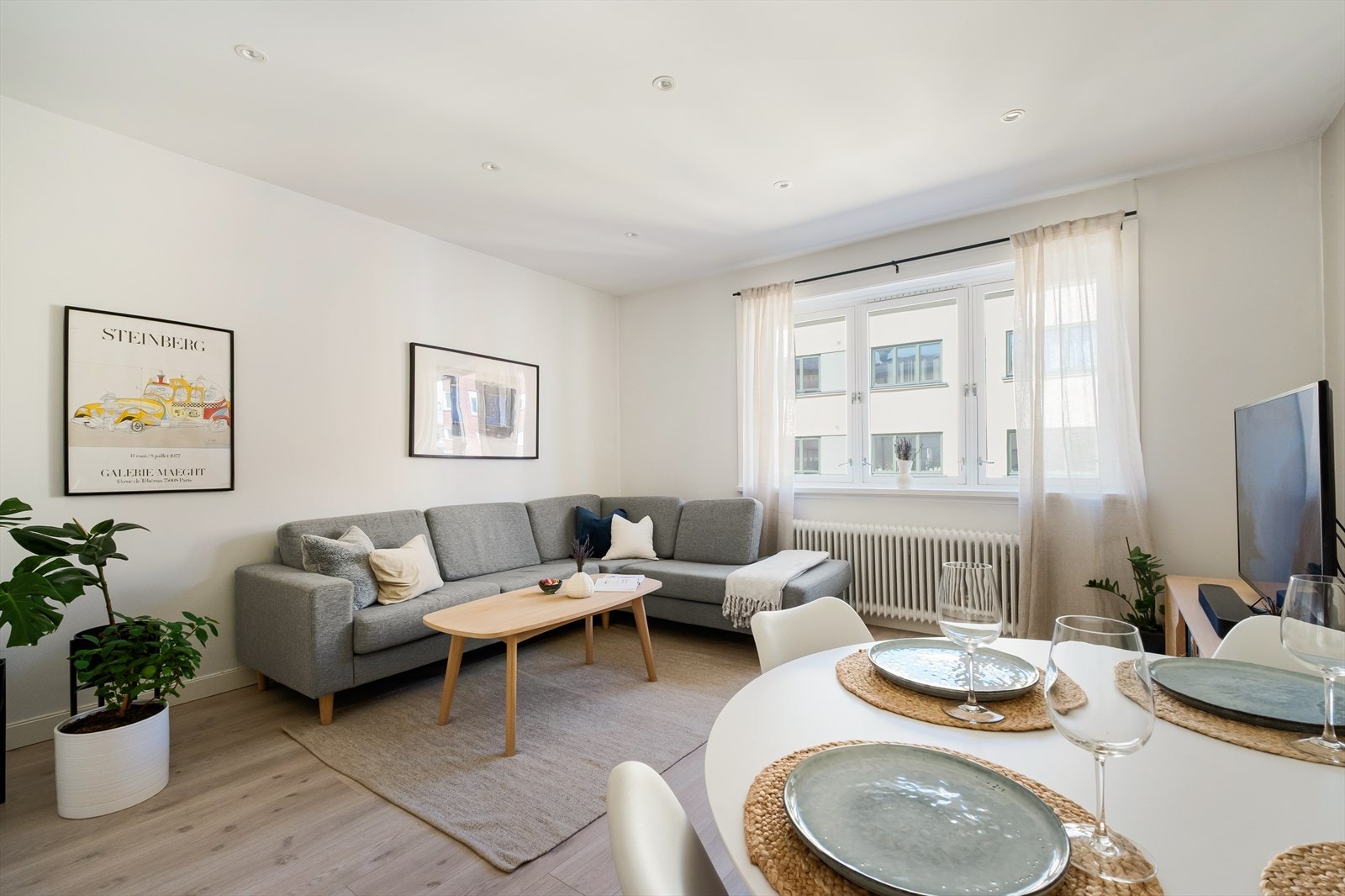 - En gjennomgående og lys 3-roms med sentral og attraktiv beliggenhet på Bislett - Galleribilde