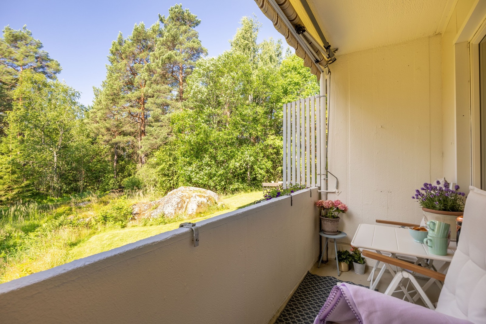 Leiligheten har en herlig balkong med svært gode solforhold. Galleribilde