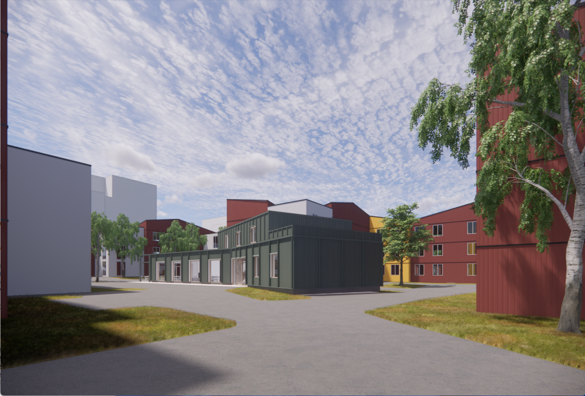 Nytt fellesbygg - ferdigstilles 2024 Galleribilde