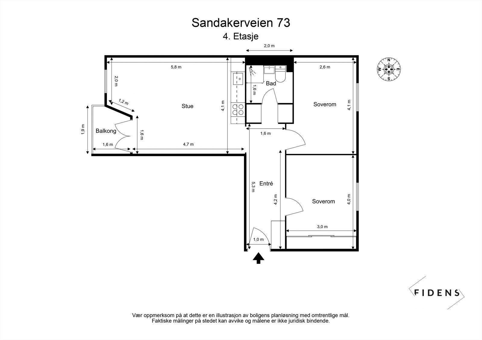 Plantegning. Avvik kan forekomme Galleribilde