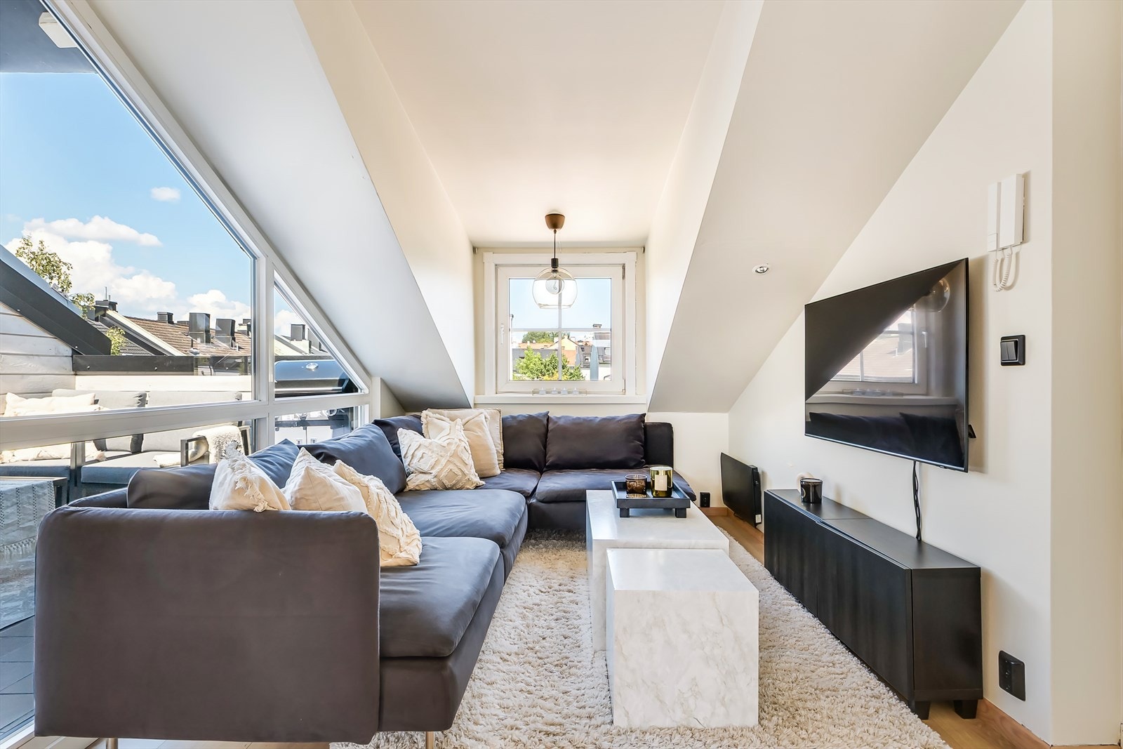 Her får du en innflytningsklar leilighet med flere oppgraderinger de siste årene Galleribilde