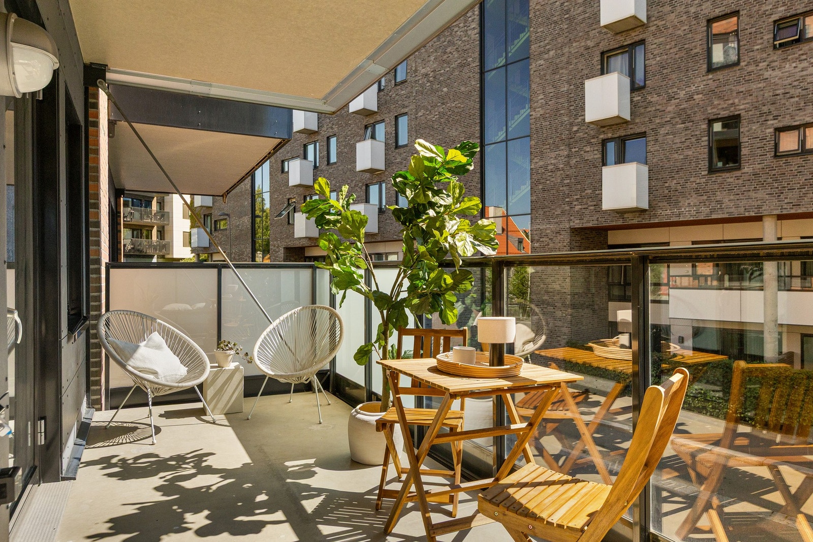 Det er god plass til å innrede med ønsket utemøblement. Galleribilde