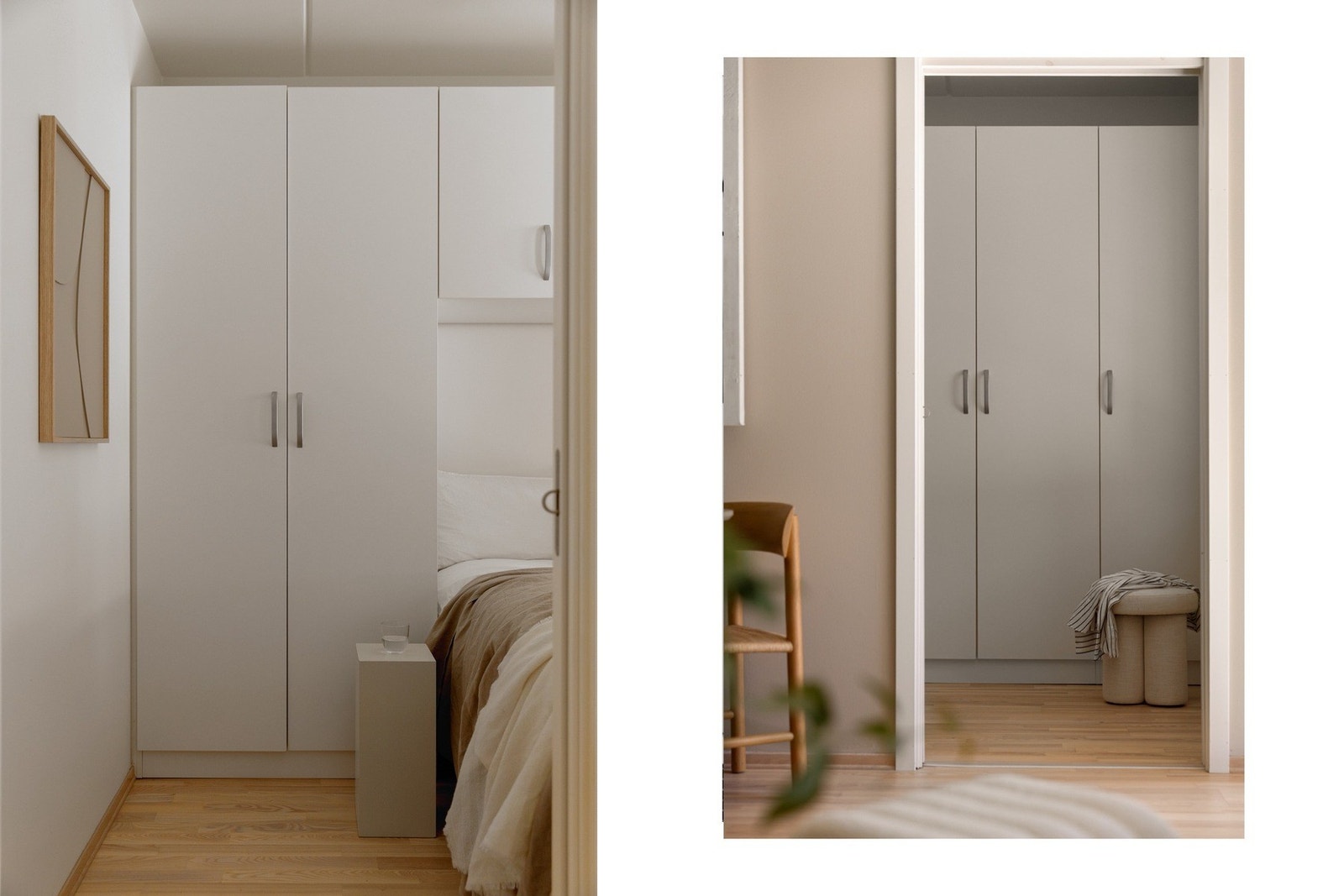 Rikelig med oppbevaringsplass i stor garderobe. Galleribilde