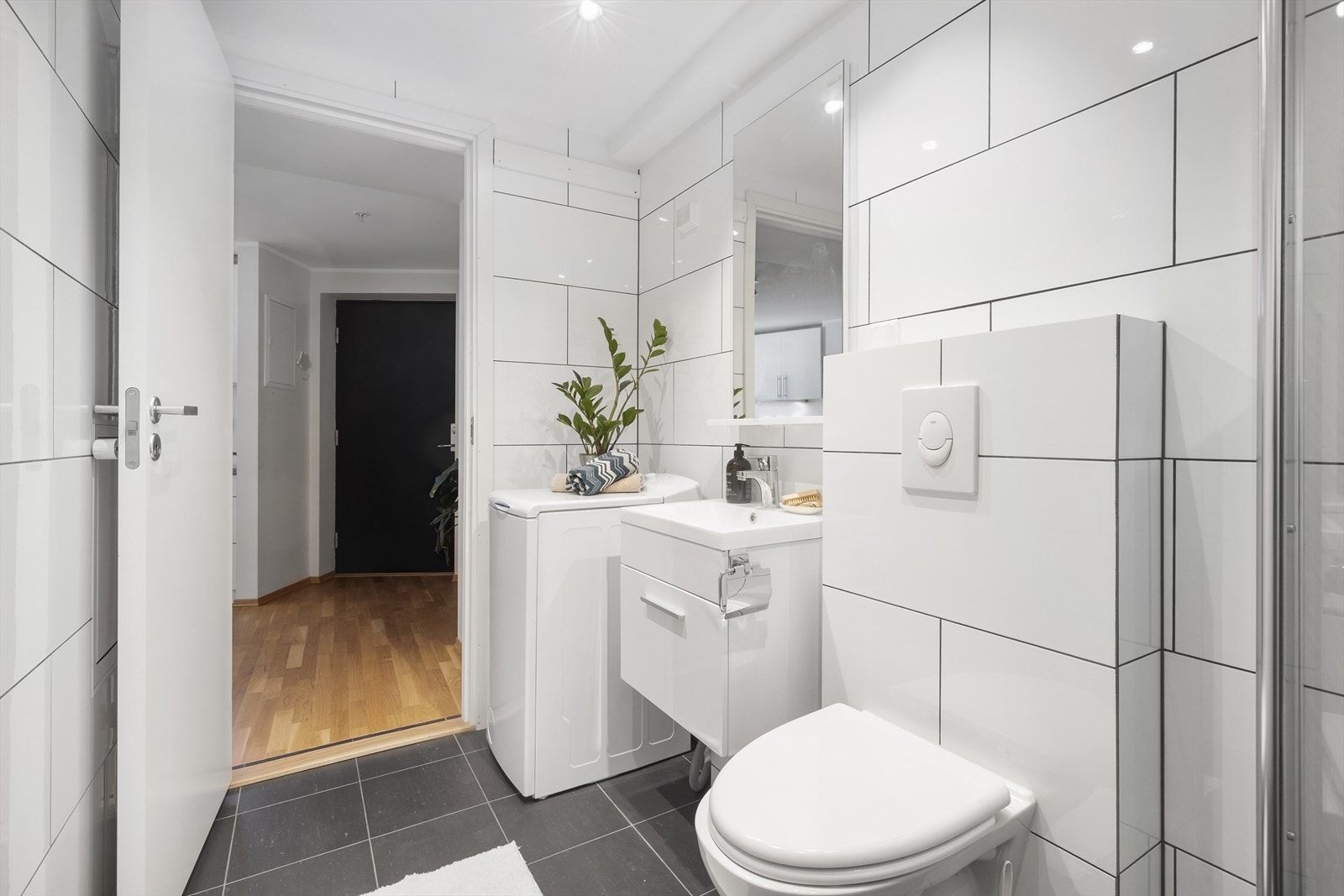 Adkomst til badet fra entrèen Galleribilde