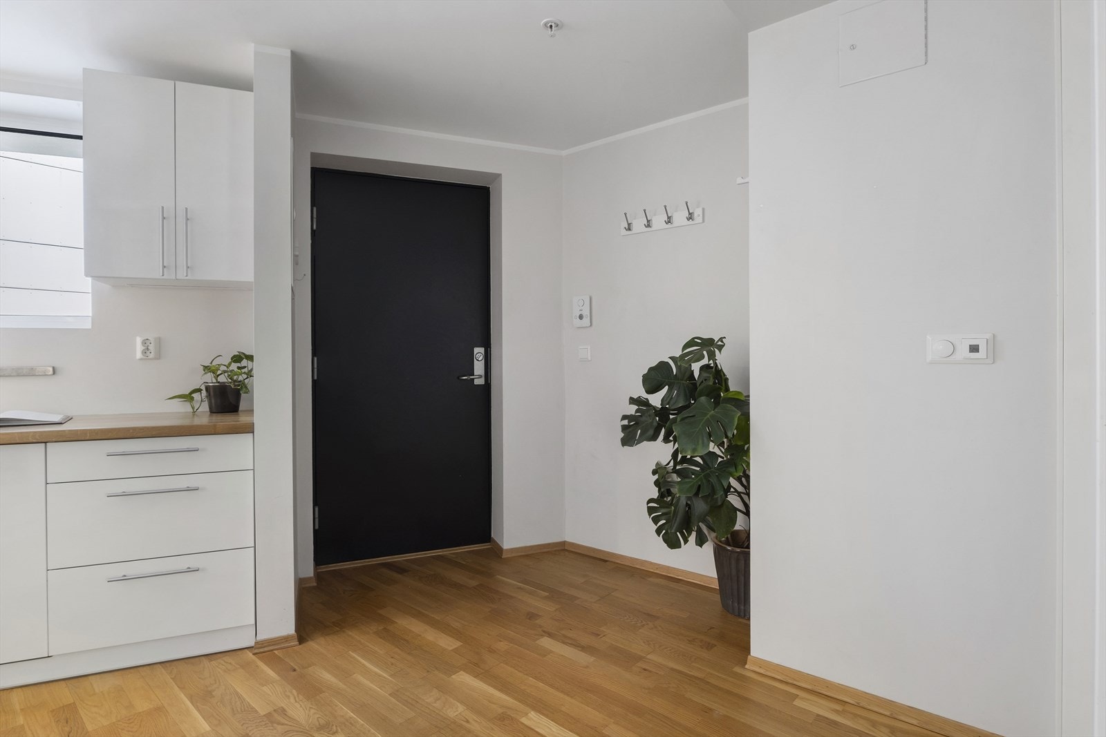 Plass til sko og yttertøy i inngangspartiet Galleribilde