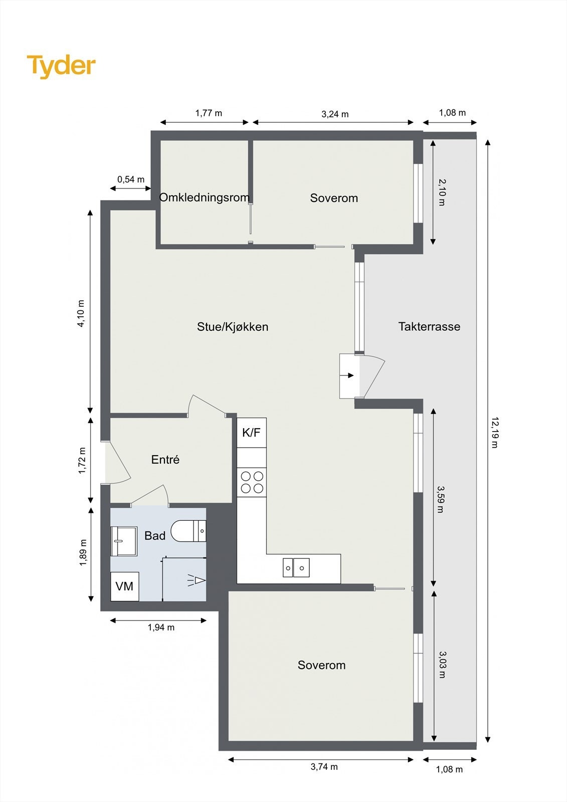 Plantegning. Galleribilde