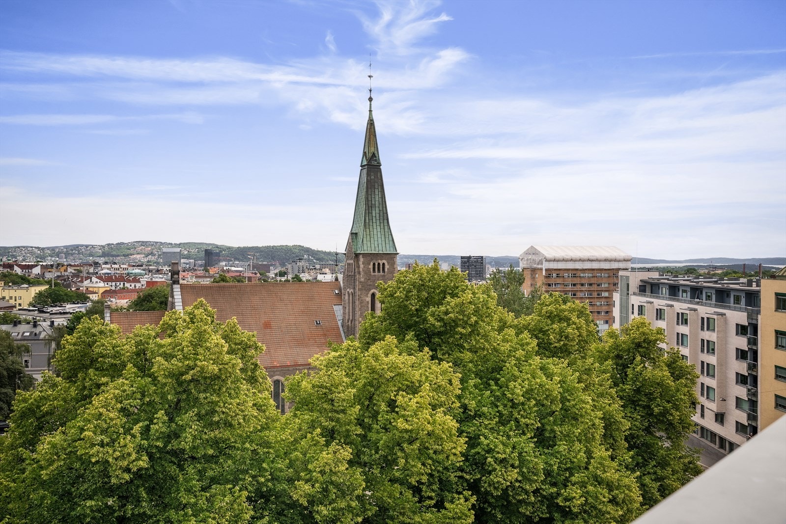 Utsikt over Stensbergparken Galleribilde